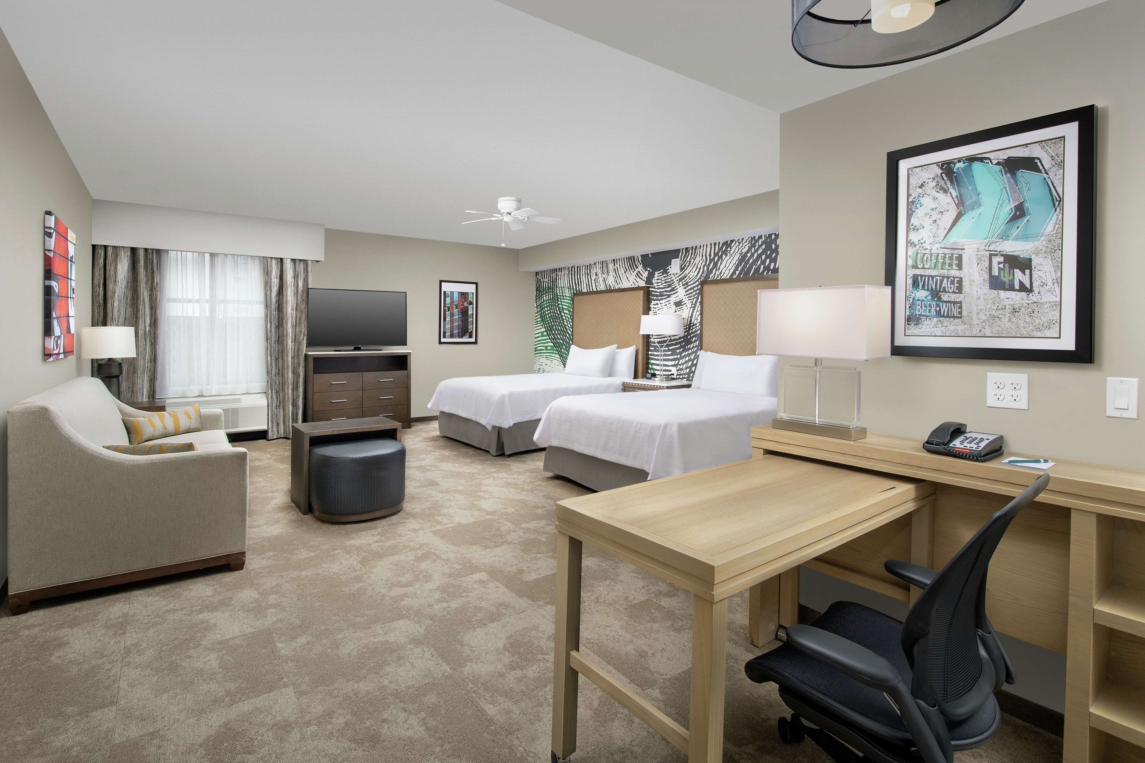 Homewood Suites by Hilton Austin Downtown, TX Room Type - 2QN MOB HR ACC TUB STUDIO