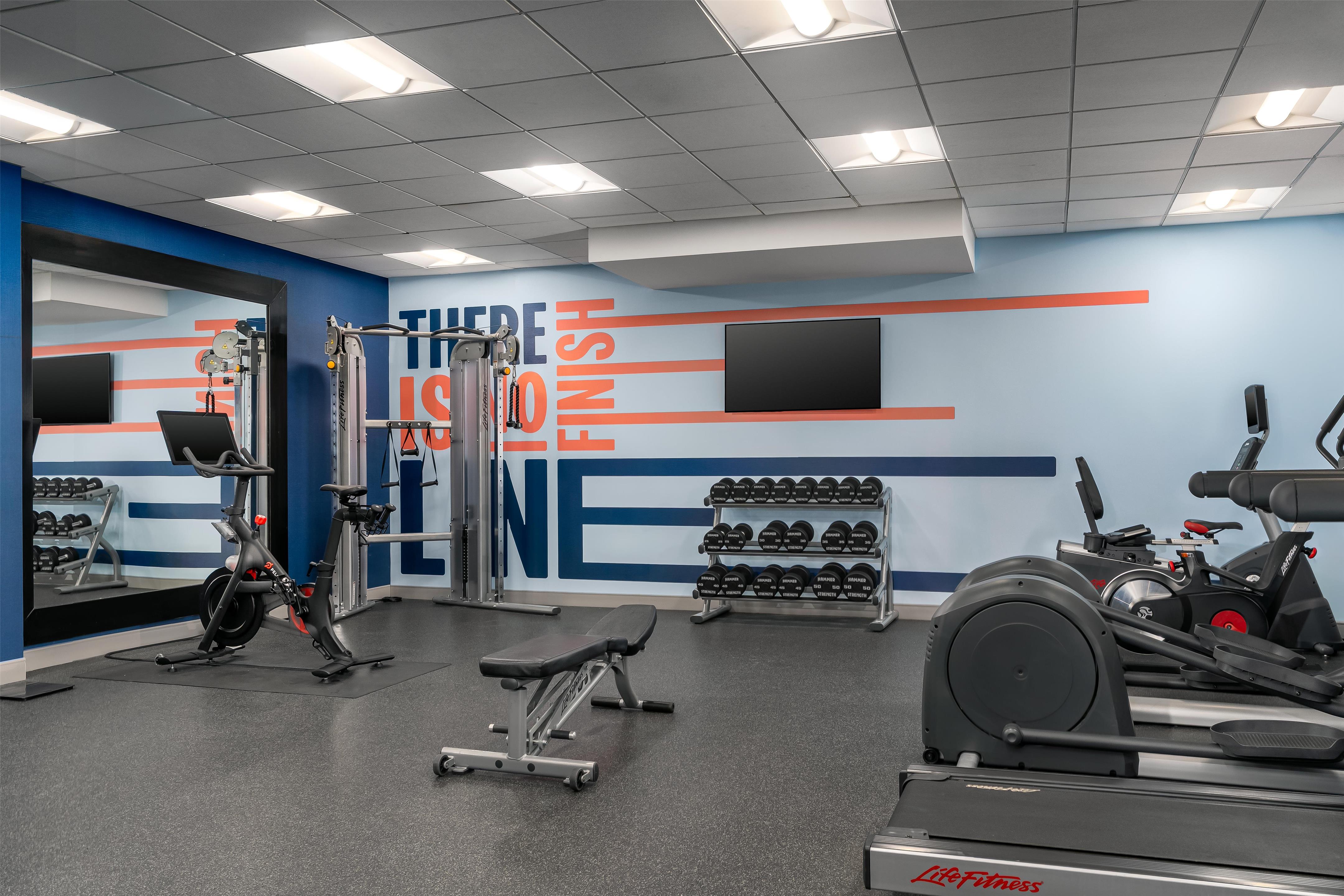 Health club fitness center gym | Hampton Inn Baltimore Bayview Campus