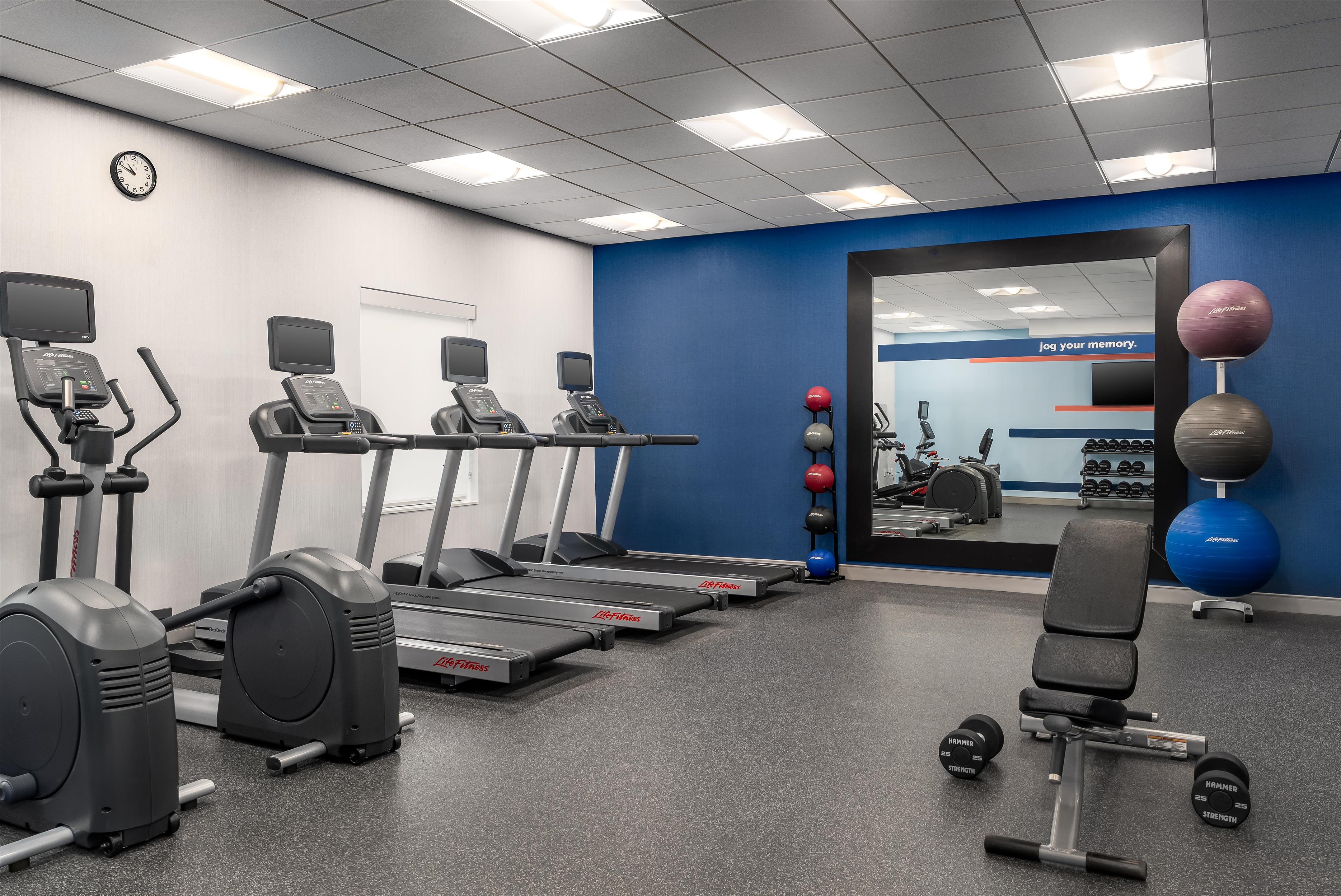 Health club fitness center gym | Hampton Inn Baltimore Bayview Campus