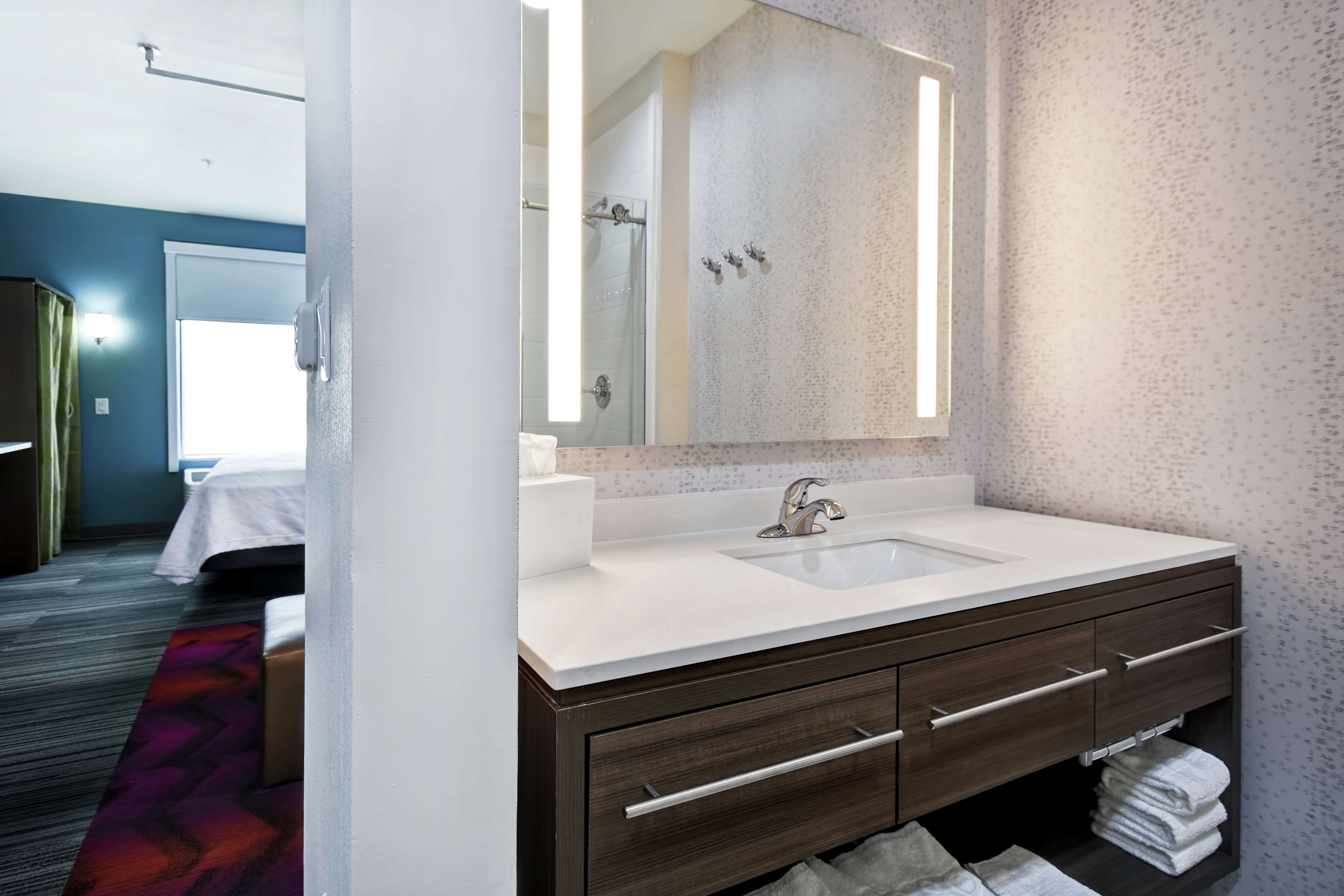 Home2 Suites by Hilton Fort Worth Fossil Creek Room Type - 1KG HEARING ACC STUDIO NS