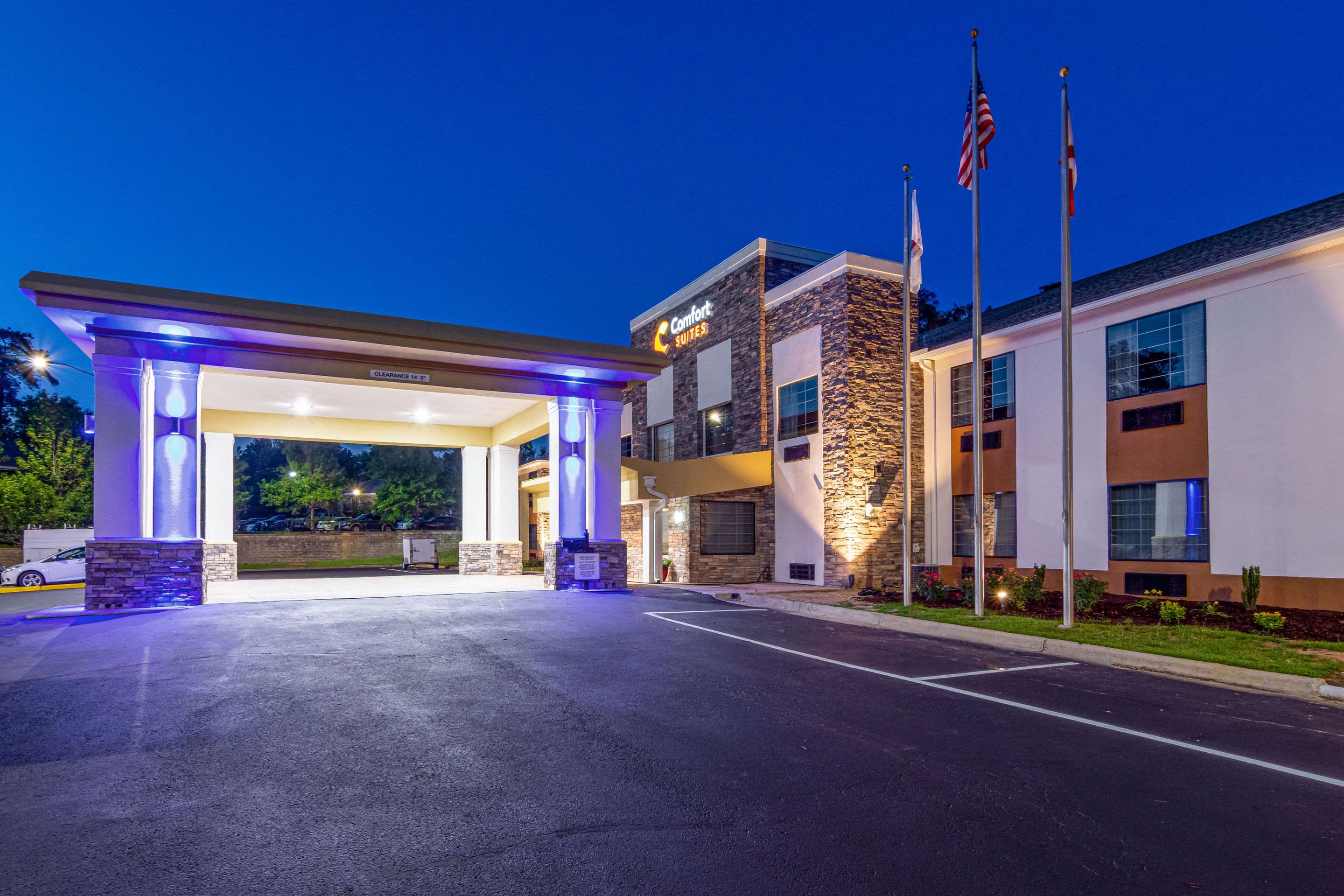 Hotel at night