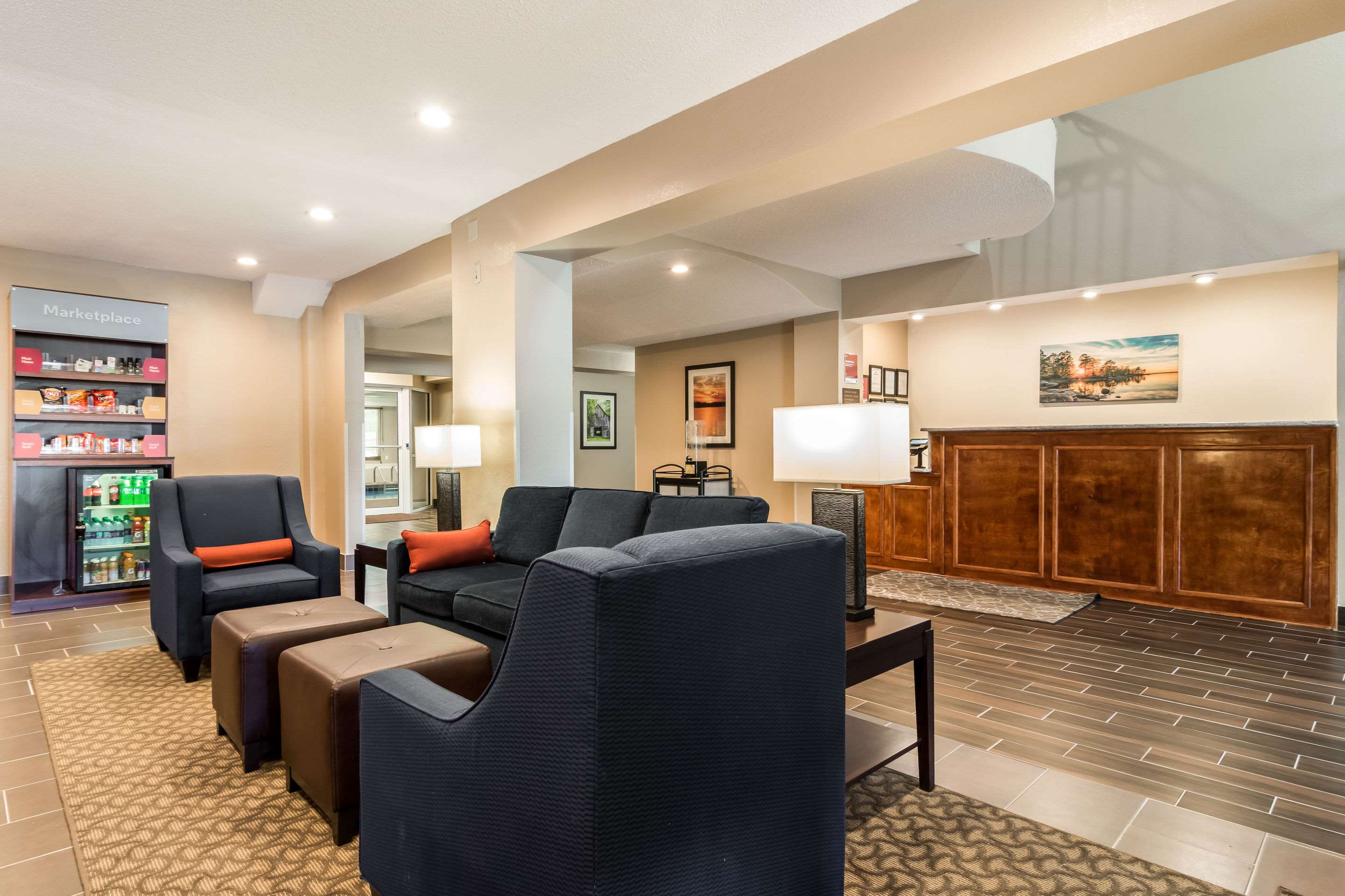 Hotel lobby