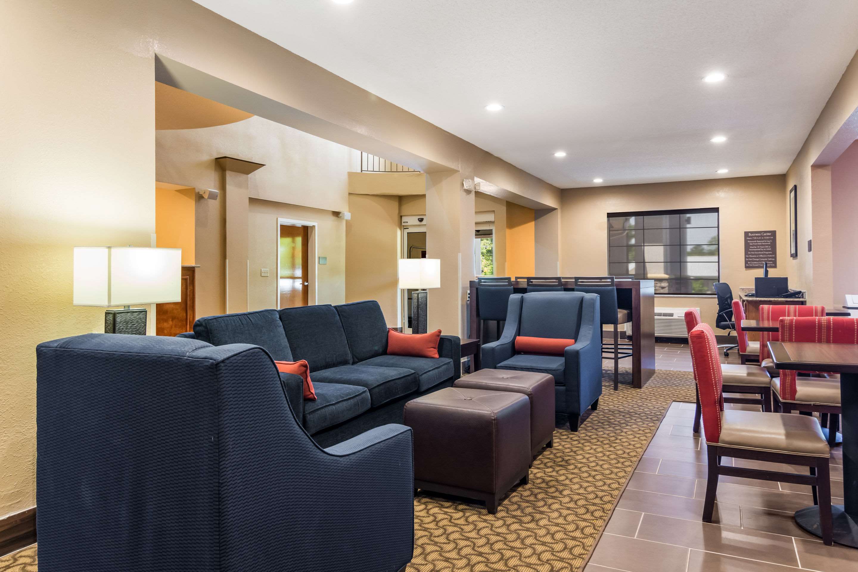 Hotel lobby