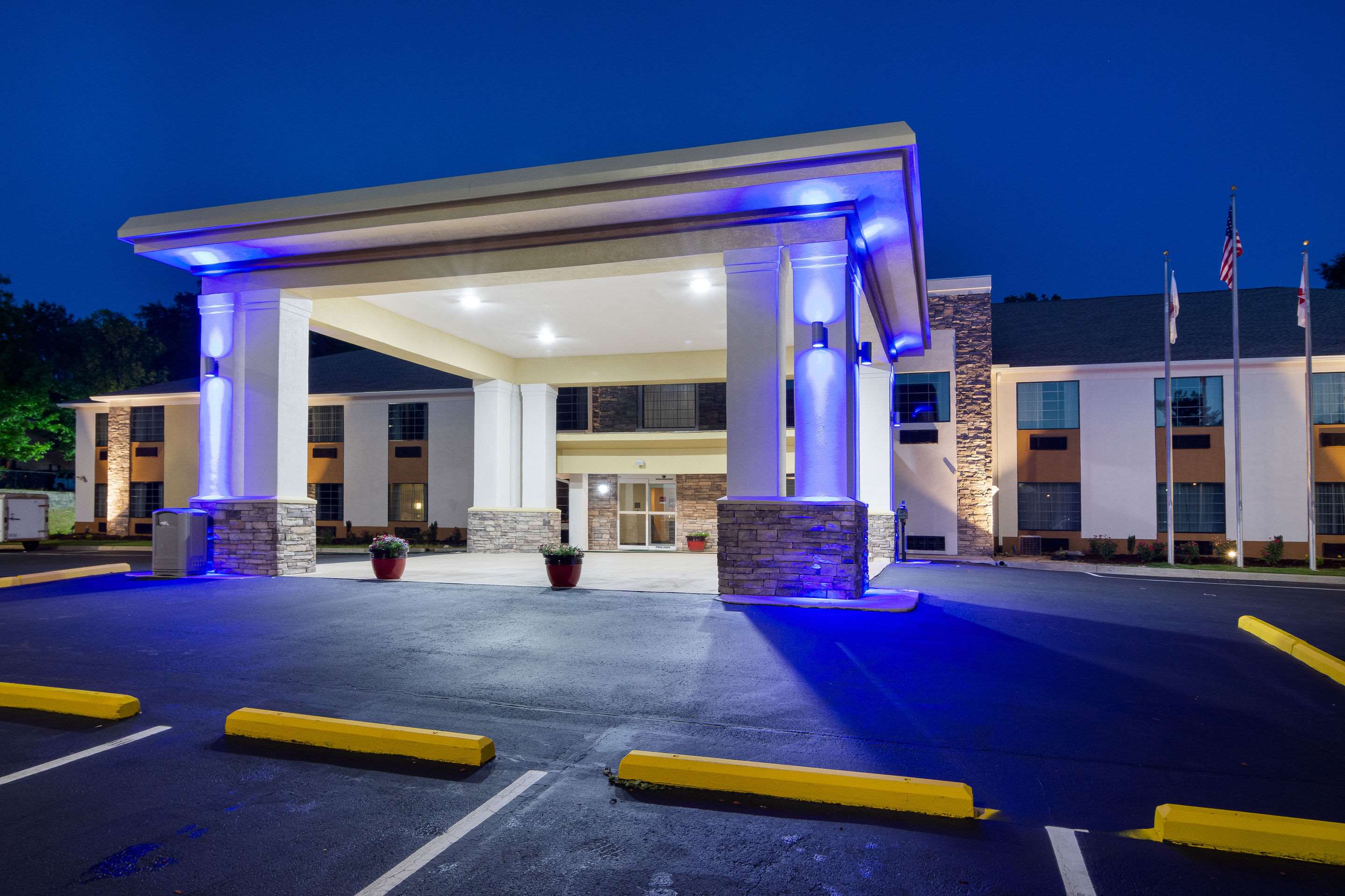 Hotel at night