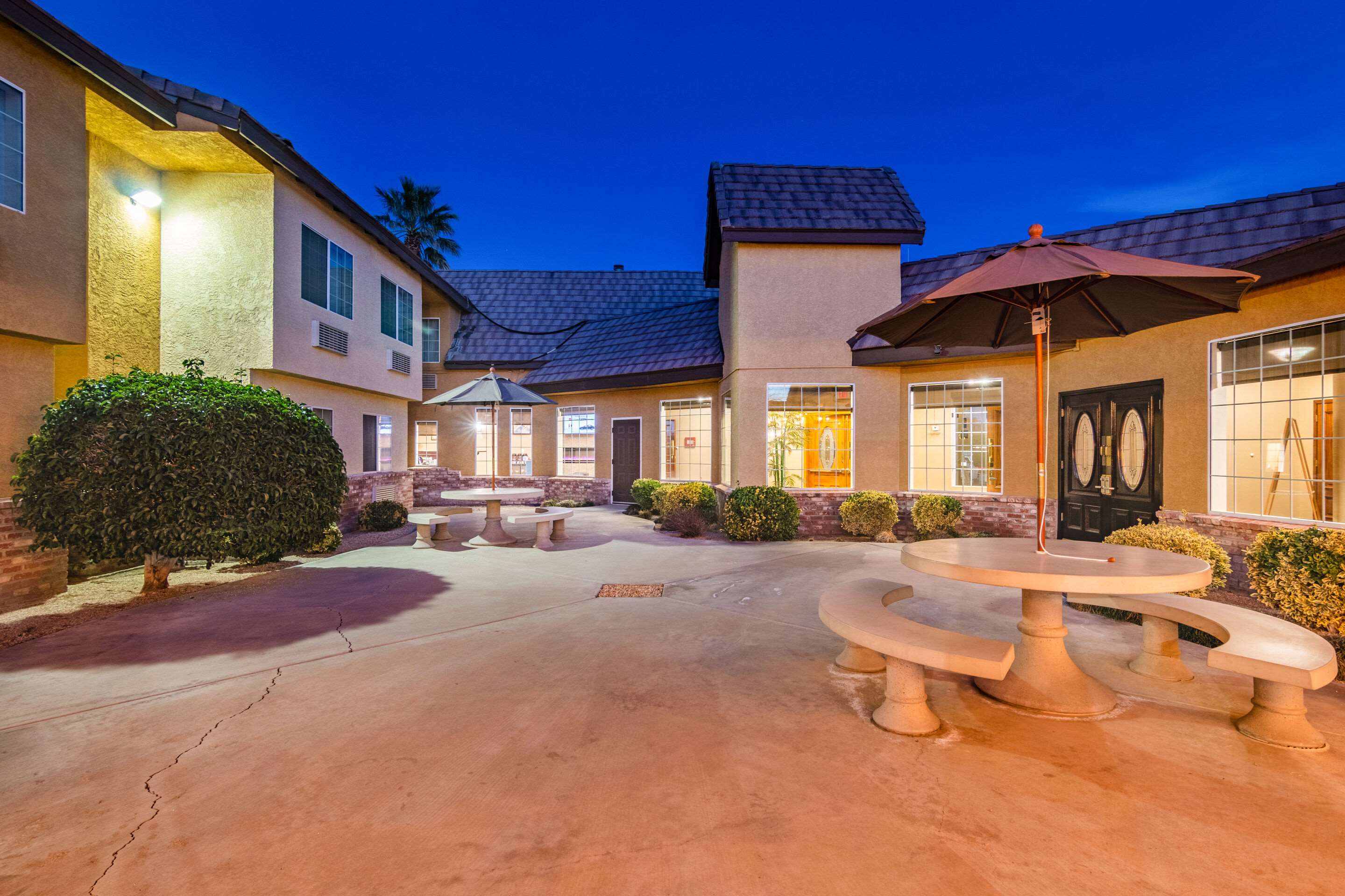 Hotel at night