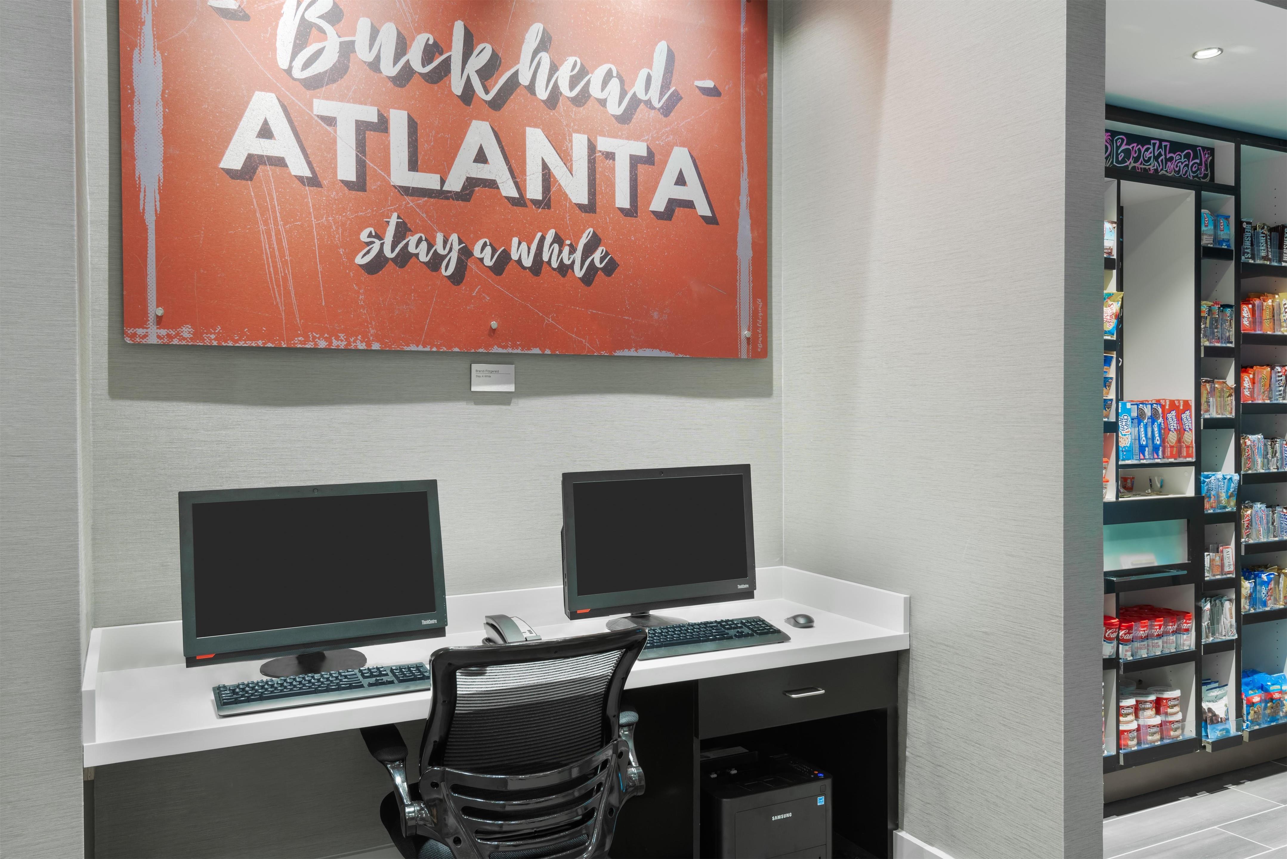 Business Center | Hampton Inn & Suites Atlanta Buckhead Place