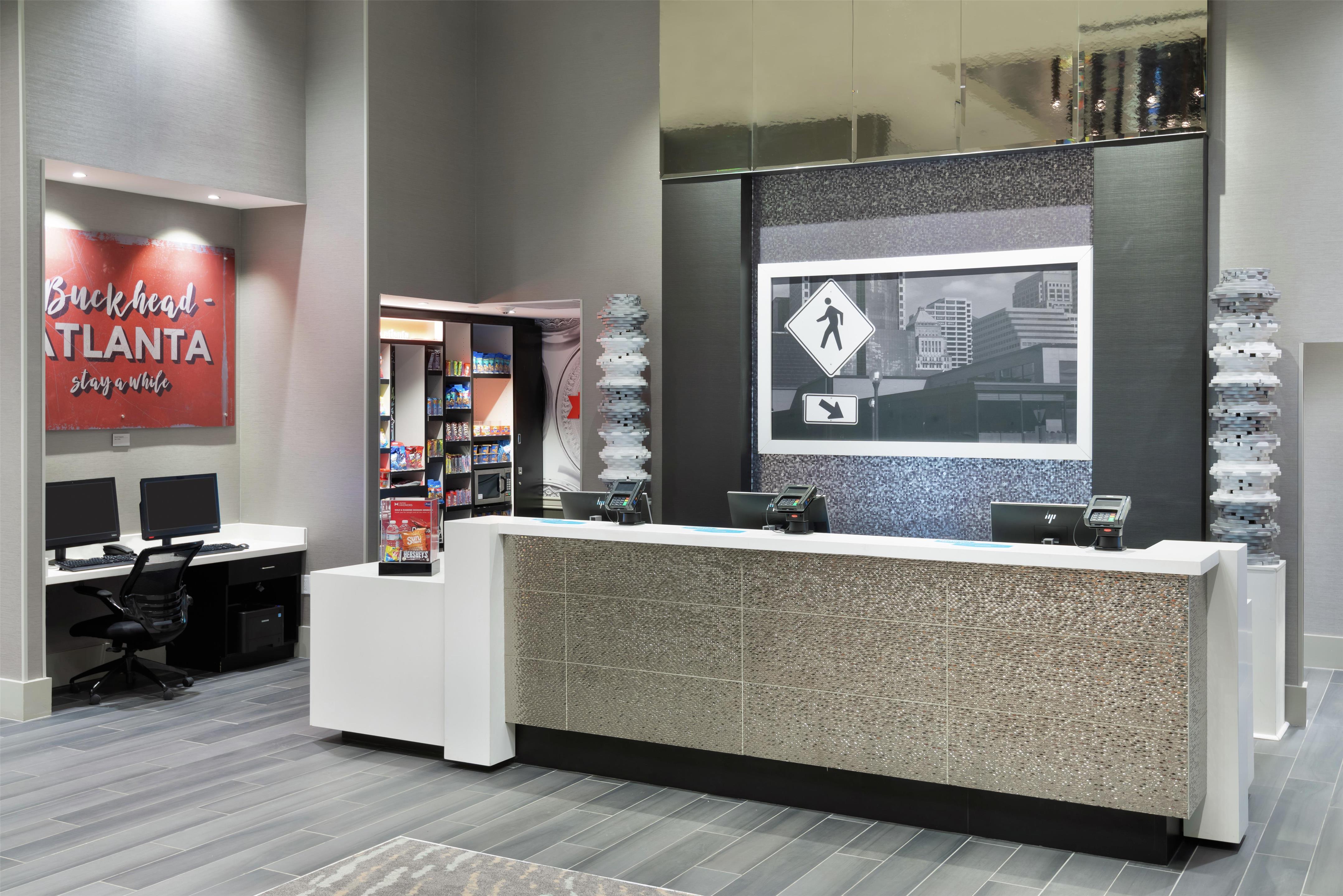 Reception | Hampton Inn & Suites Atlanta Buckhead Place