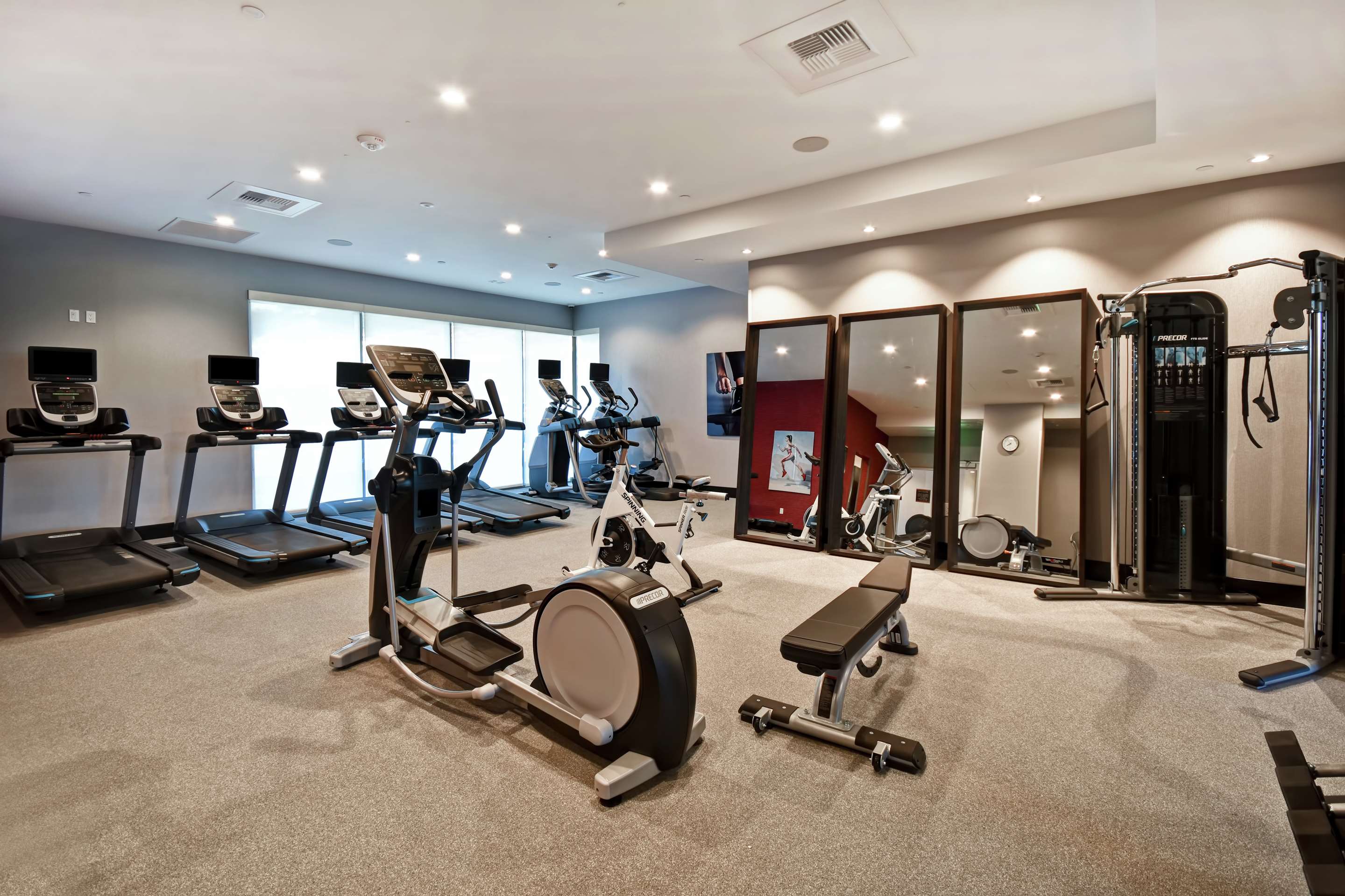 Health club fitness center gym