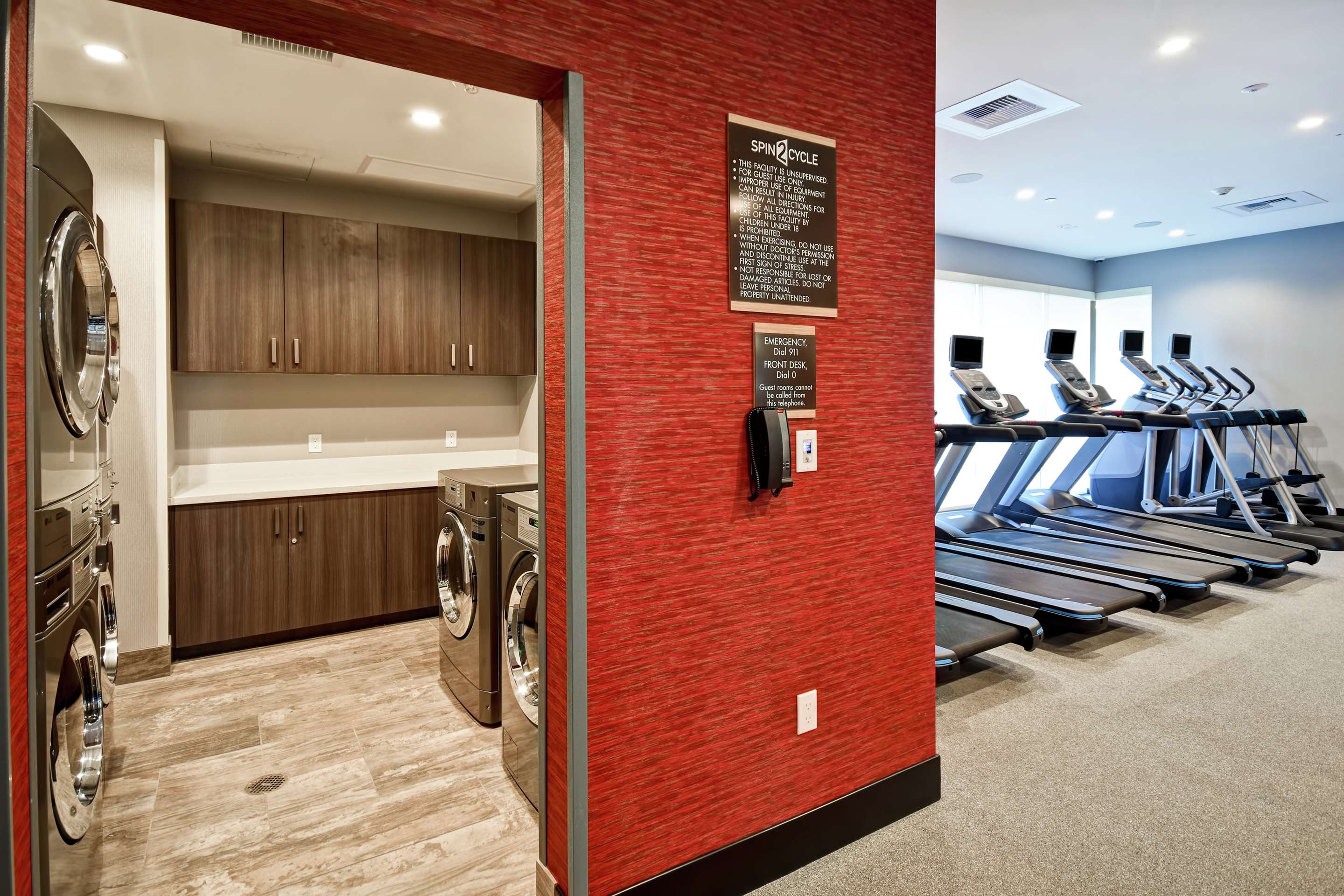 Health club fitness center gym
