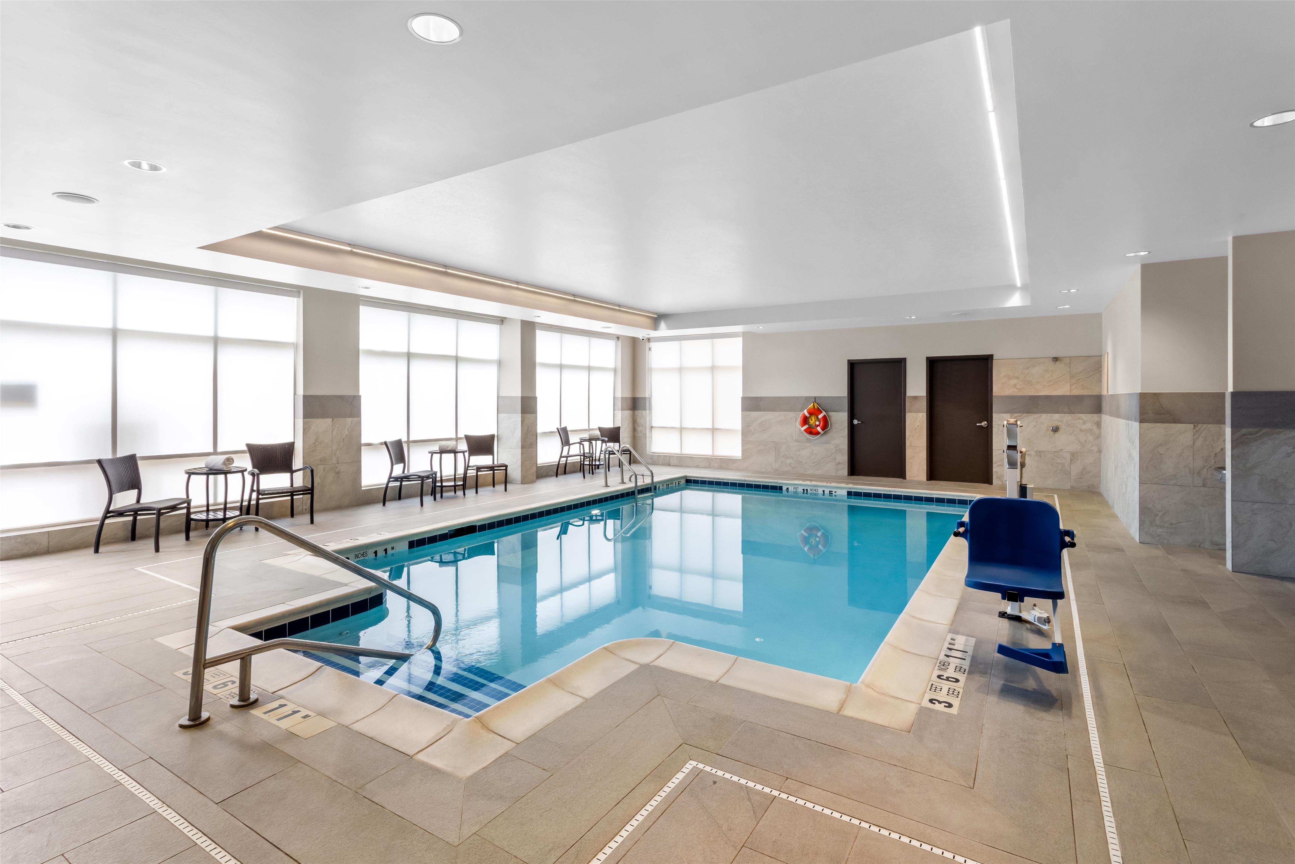 Pool | Hilton Garden Inn Corning Downtown