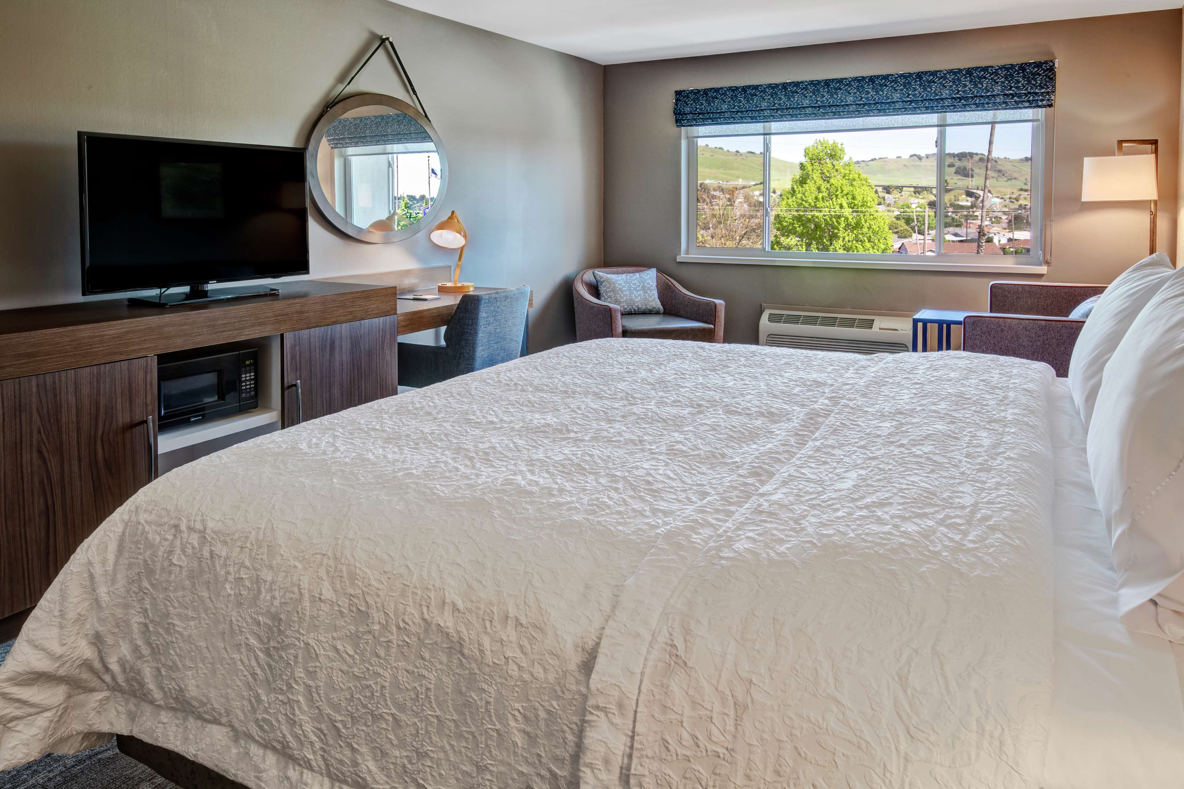 Hampton Inn by Hilton Vallejo Room Type - 1KNG W  FRIDGE MICR NS