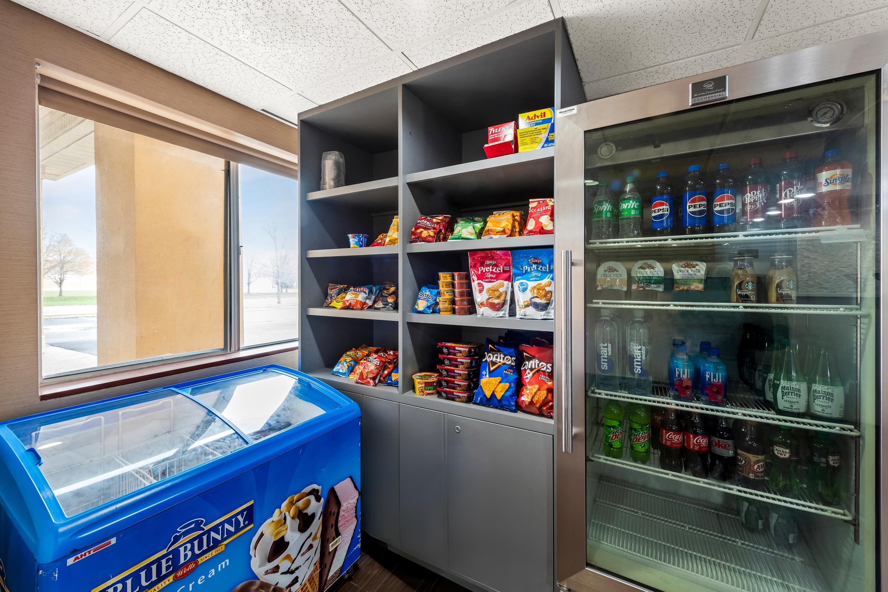 Hotel vending area