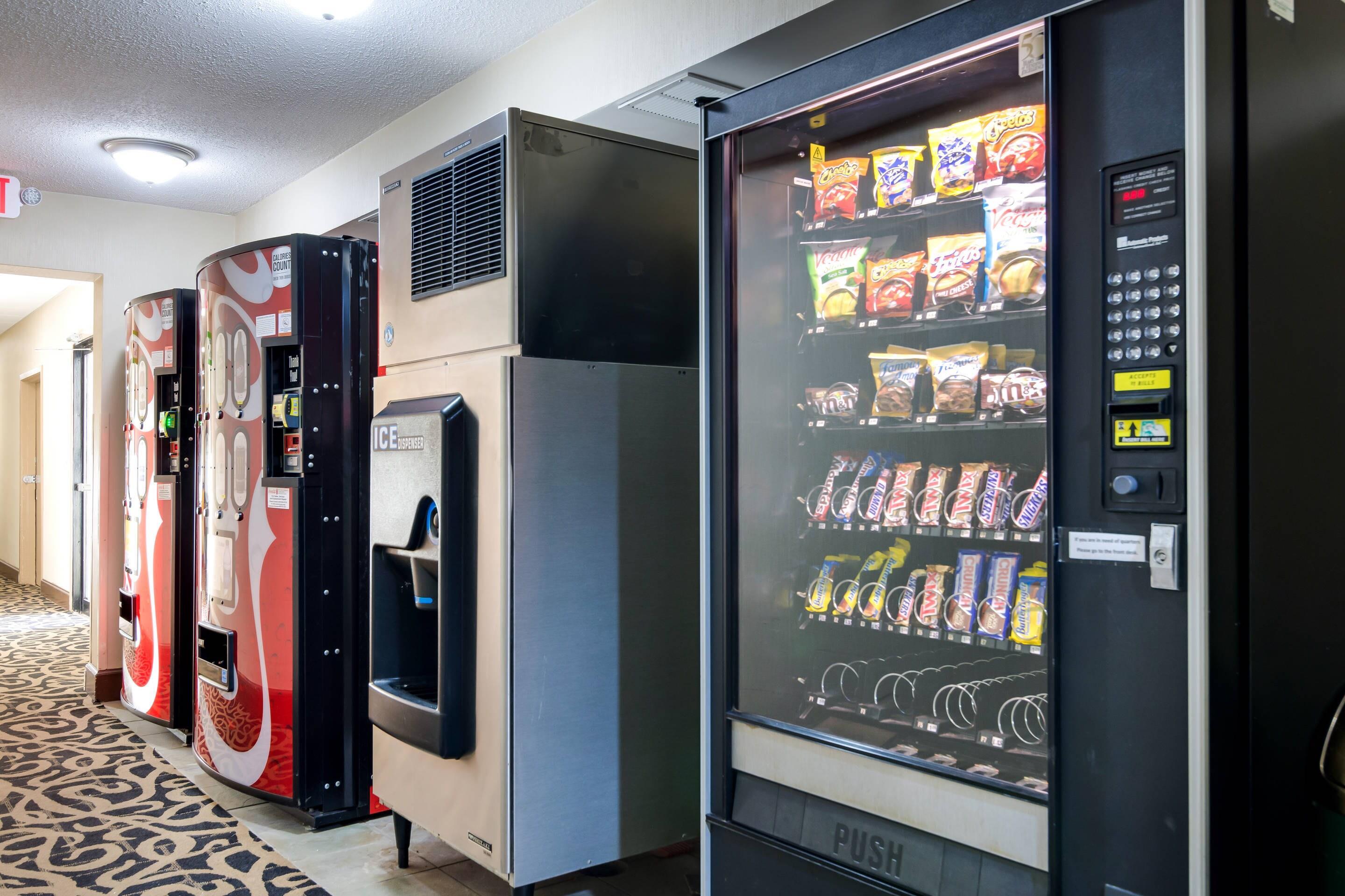 Hotel vending area