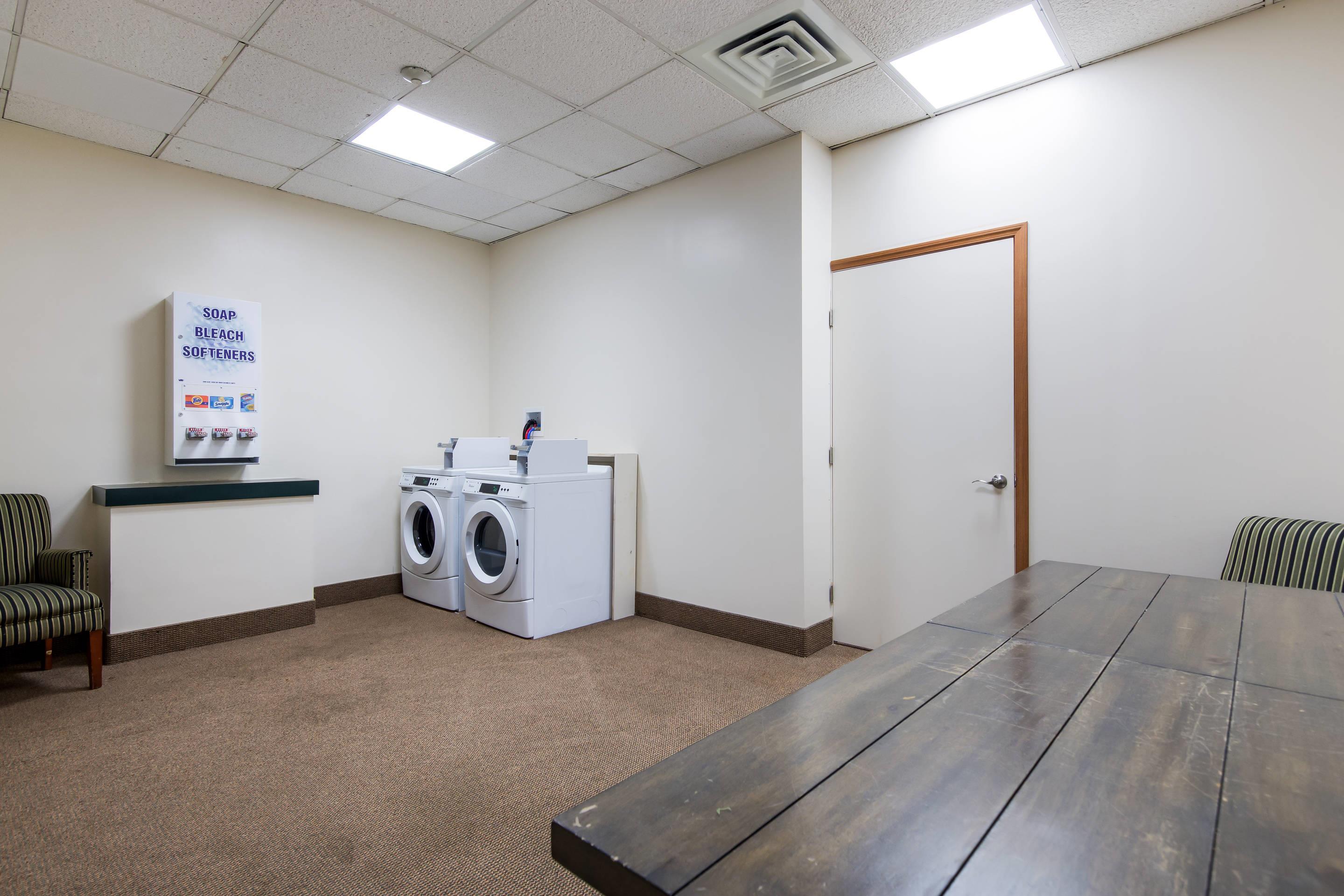 Guest laundry facilities