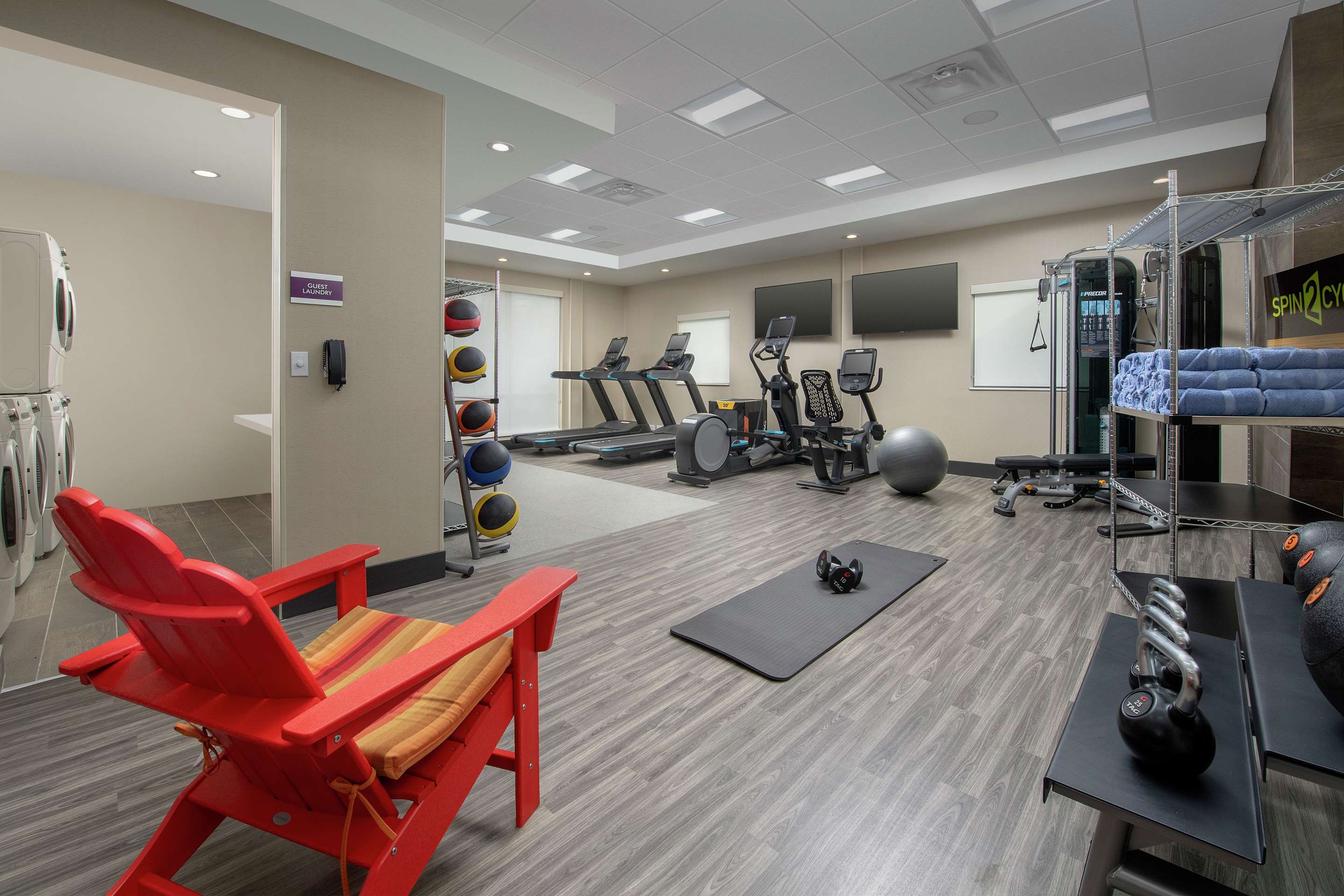 Health club fitness center gym