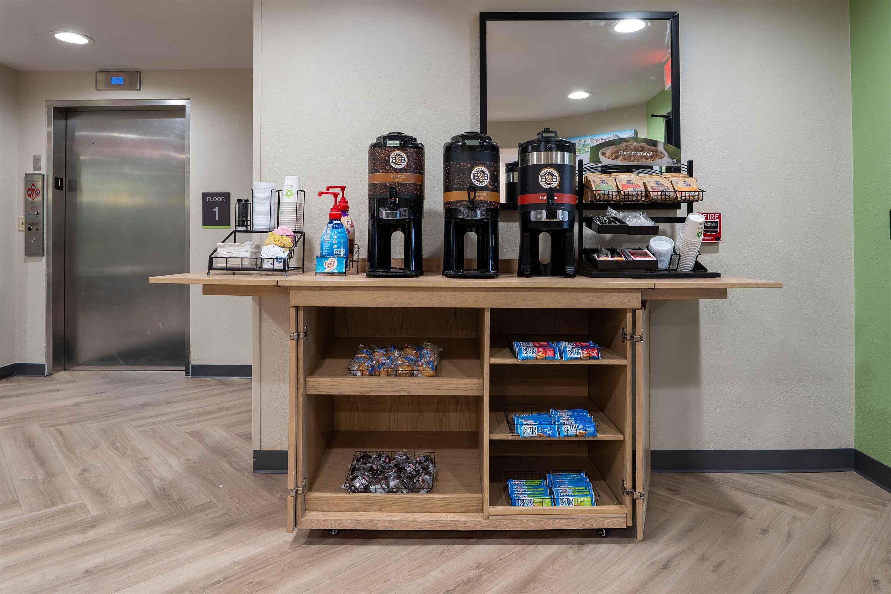 Coffee Station | Extended Stay America Suites DC Fairfax Fair Oaks Mall