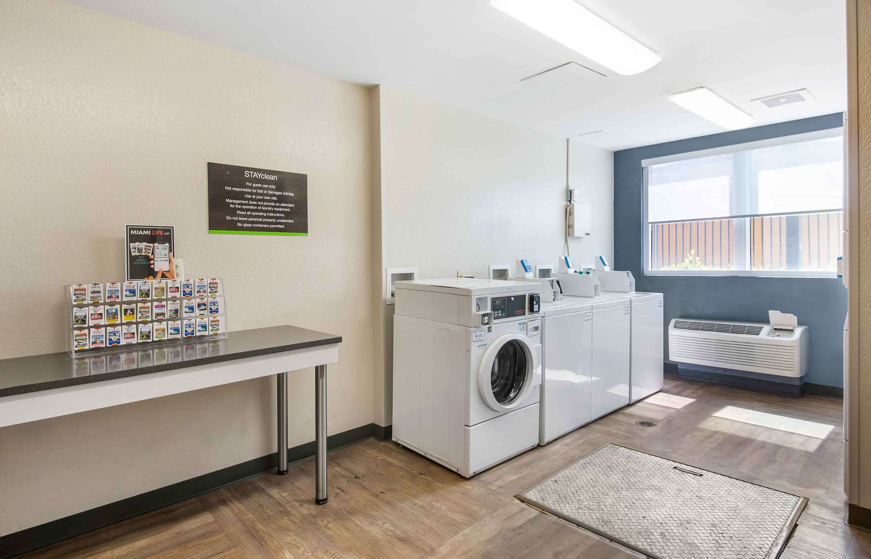 On-Premise Guest Laundry | Extended Stay America Premier Suites - Miami - Airport - Doral - 25th Street