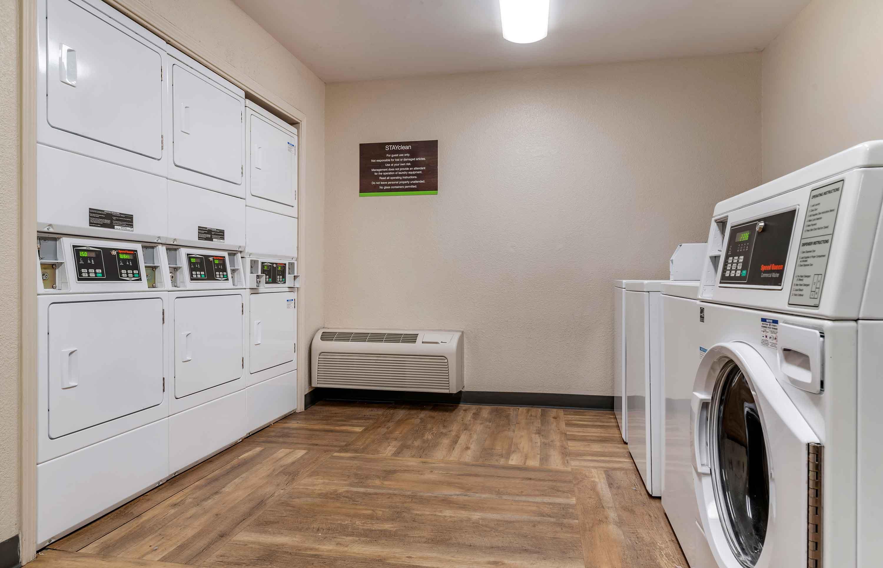 On-Premise Guest Laundry | Extended Stay America Oakland - Alameda