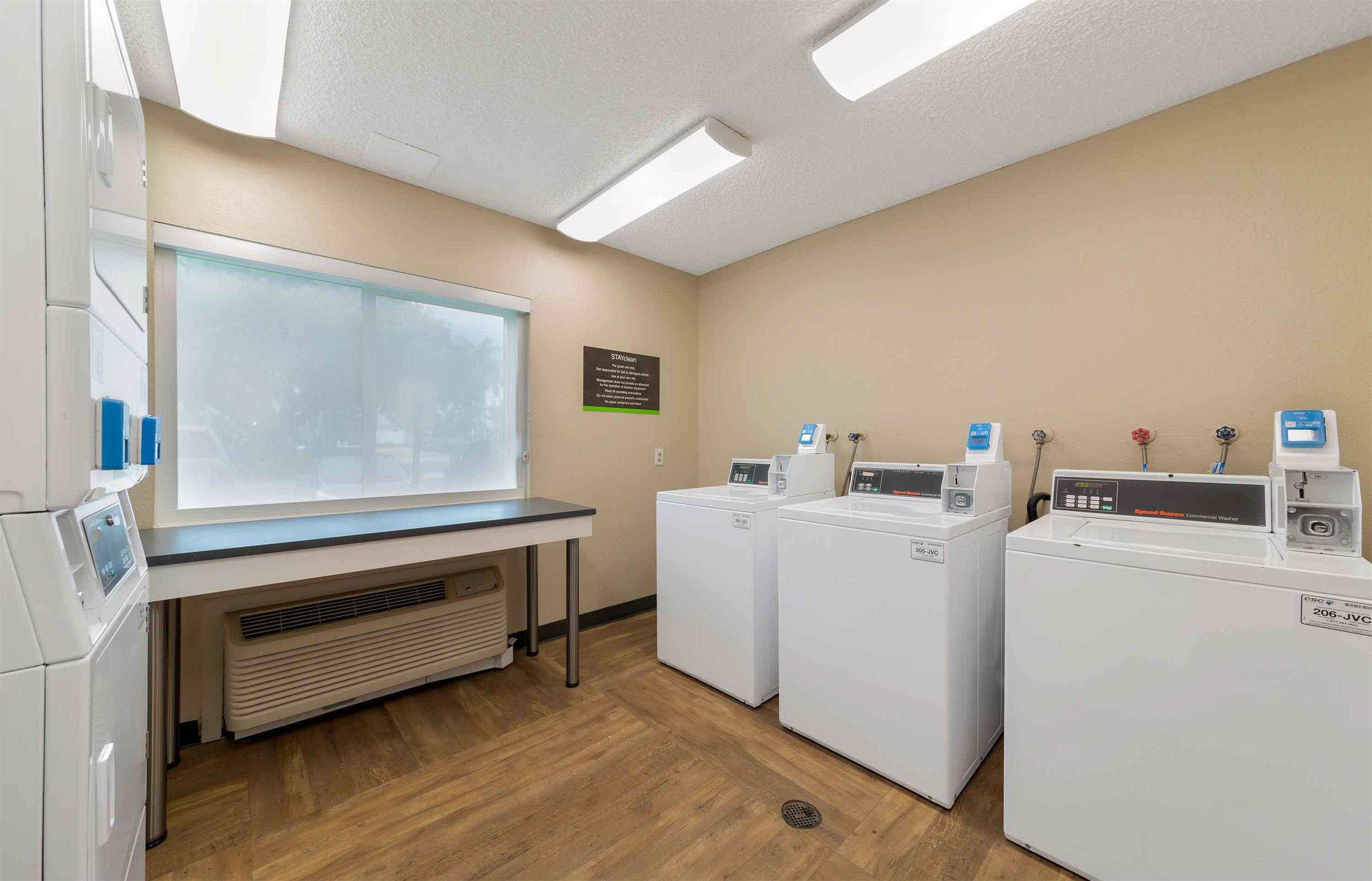 On-Premise Guest Laundry | Extended Stay America Premier Suites - Miami - Airport - Miami Springs