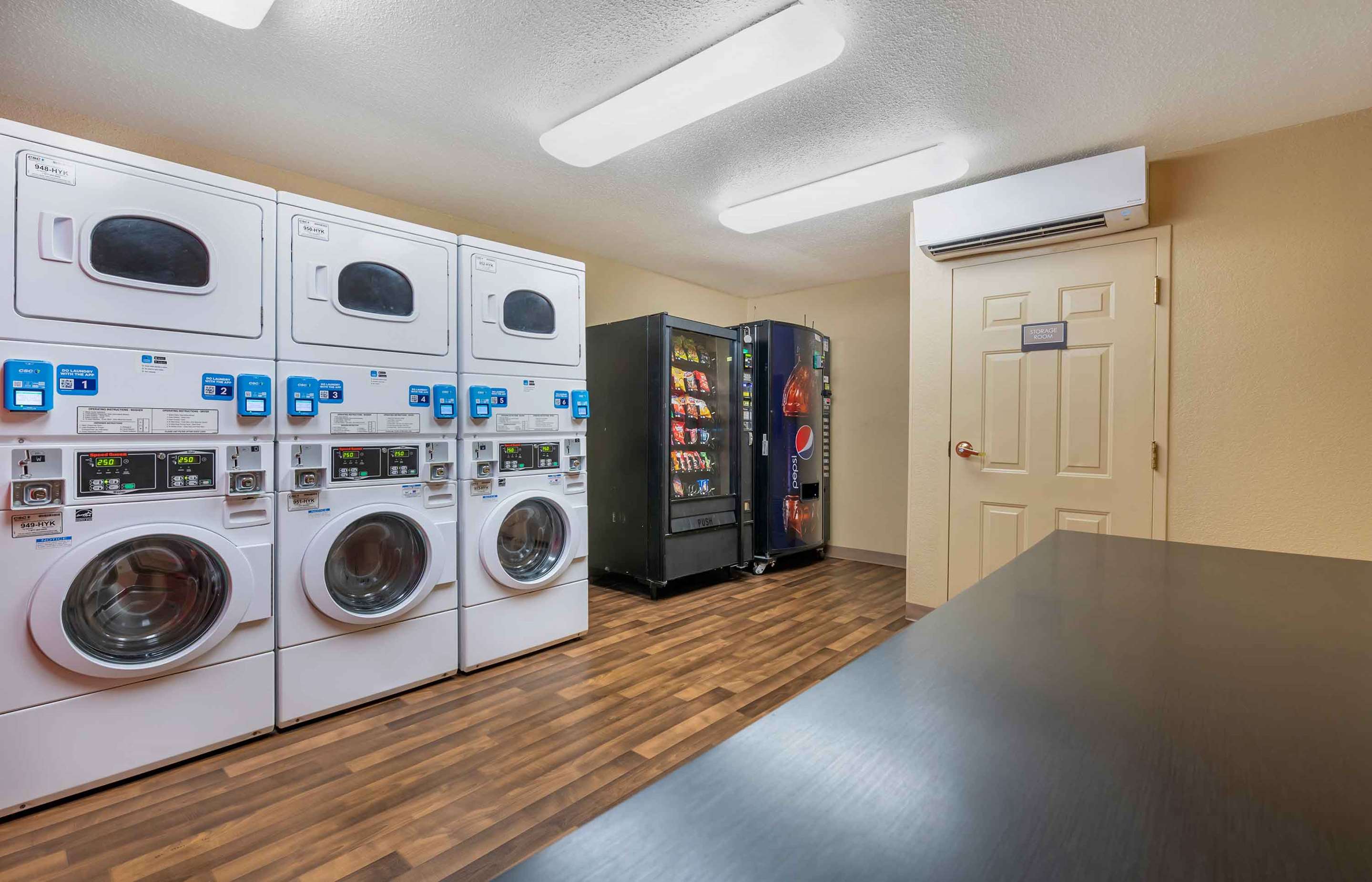 On-Premise Guest Laundry | Extended Stay America Suites Indianapolis West 86th St