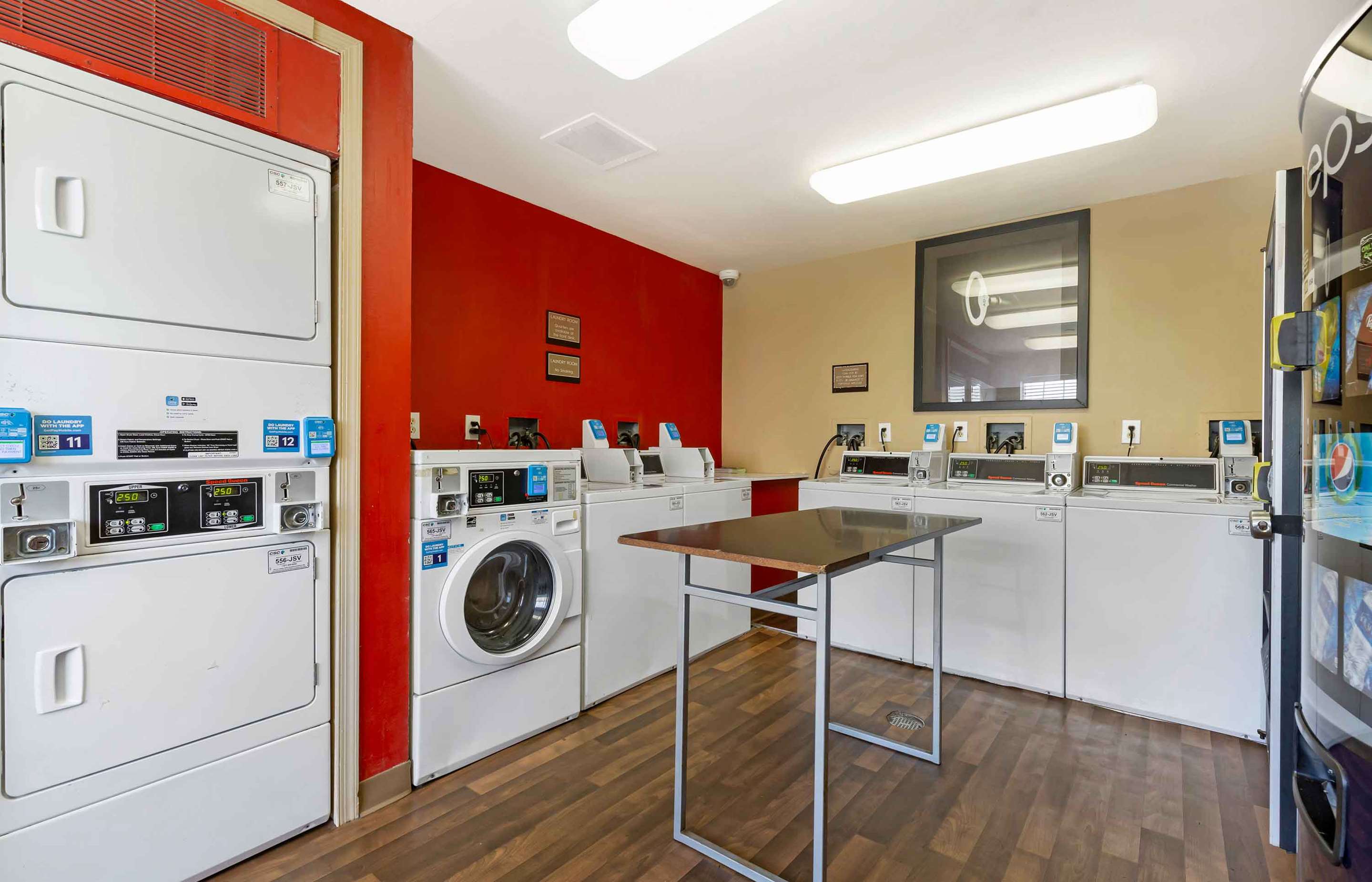 On-Premise Guest Laundry | Extended Stay America Suites Baltimore BWI International Dr