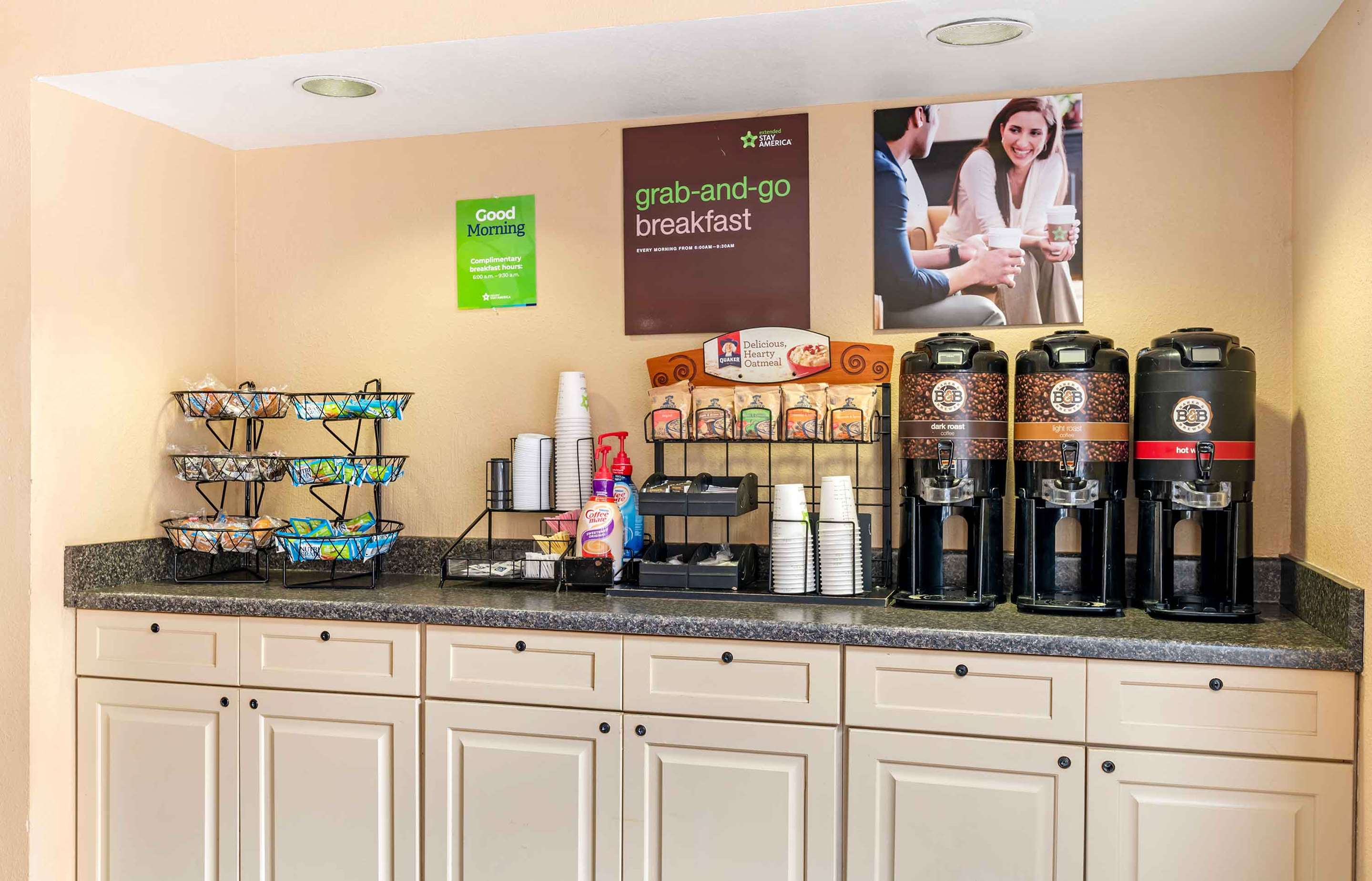 Free Grab-and-Go Breakfast | Extended Stay America Suites - Cincinnati - Blue Ash - Reed Hartman