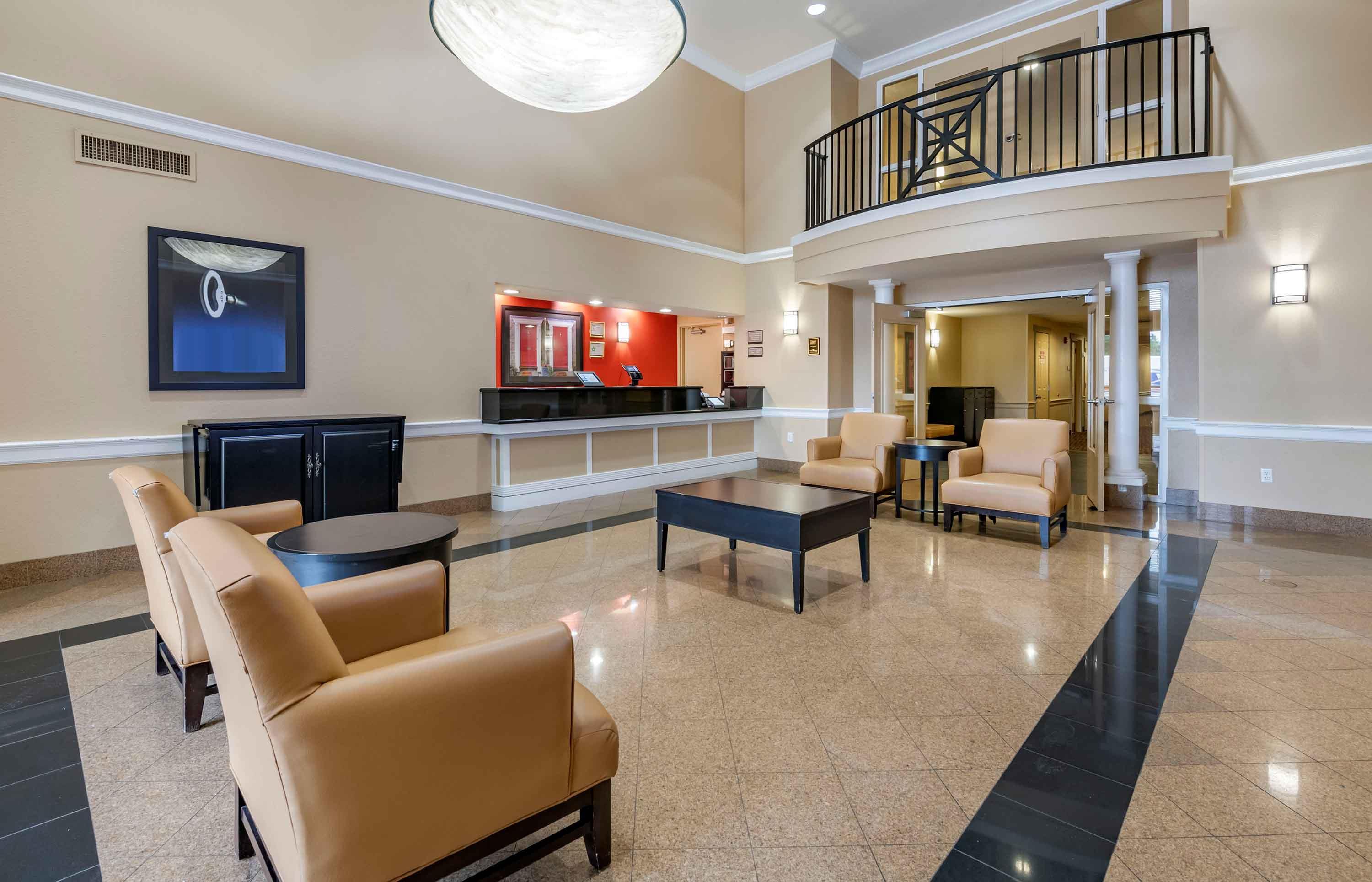 Lobby and Guest Check-in | Extended Stay America Suites Orlando Southpark Commodity Cir