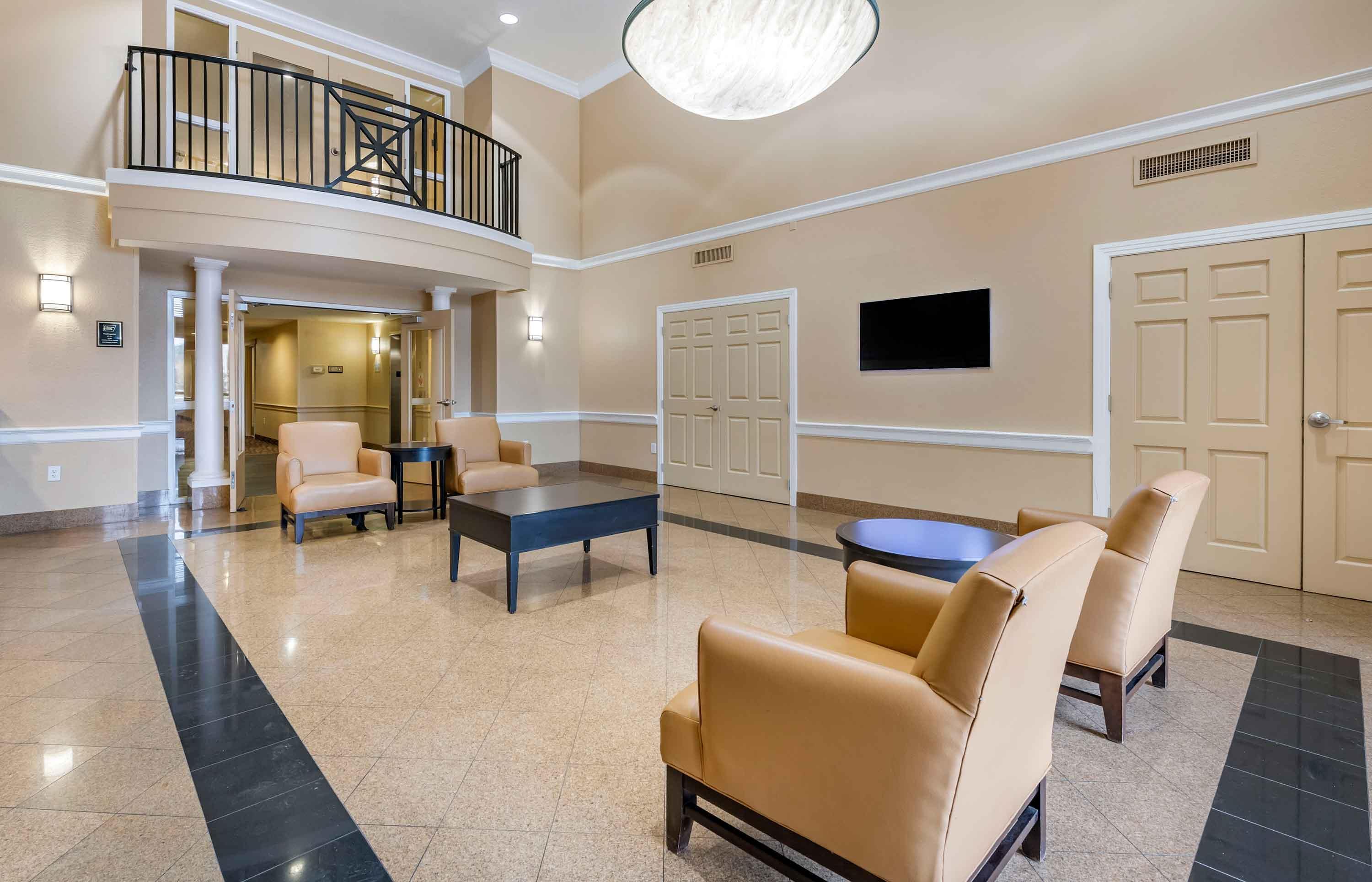 Lobby and Guest Check-in | Extended Stay America Suites Orlando Southpark Commodity Cir