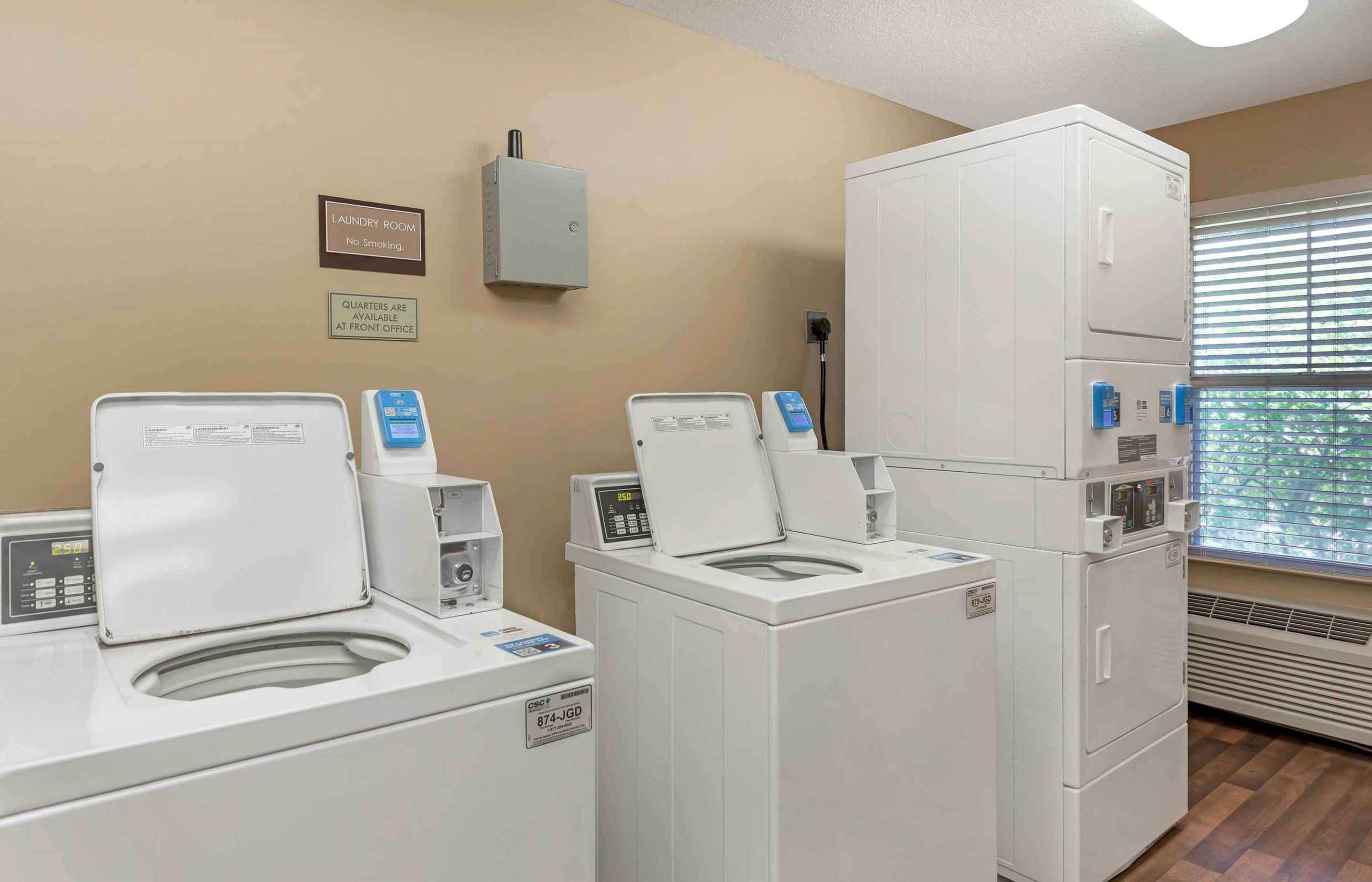 On-Premise Guest Laundry | Extended Stay America Suites Raleigh RTP 4919 Miami Blvd