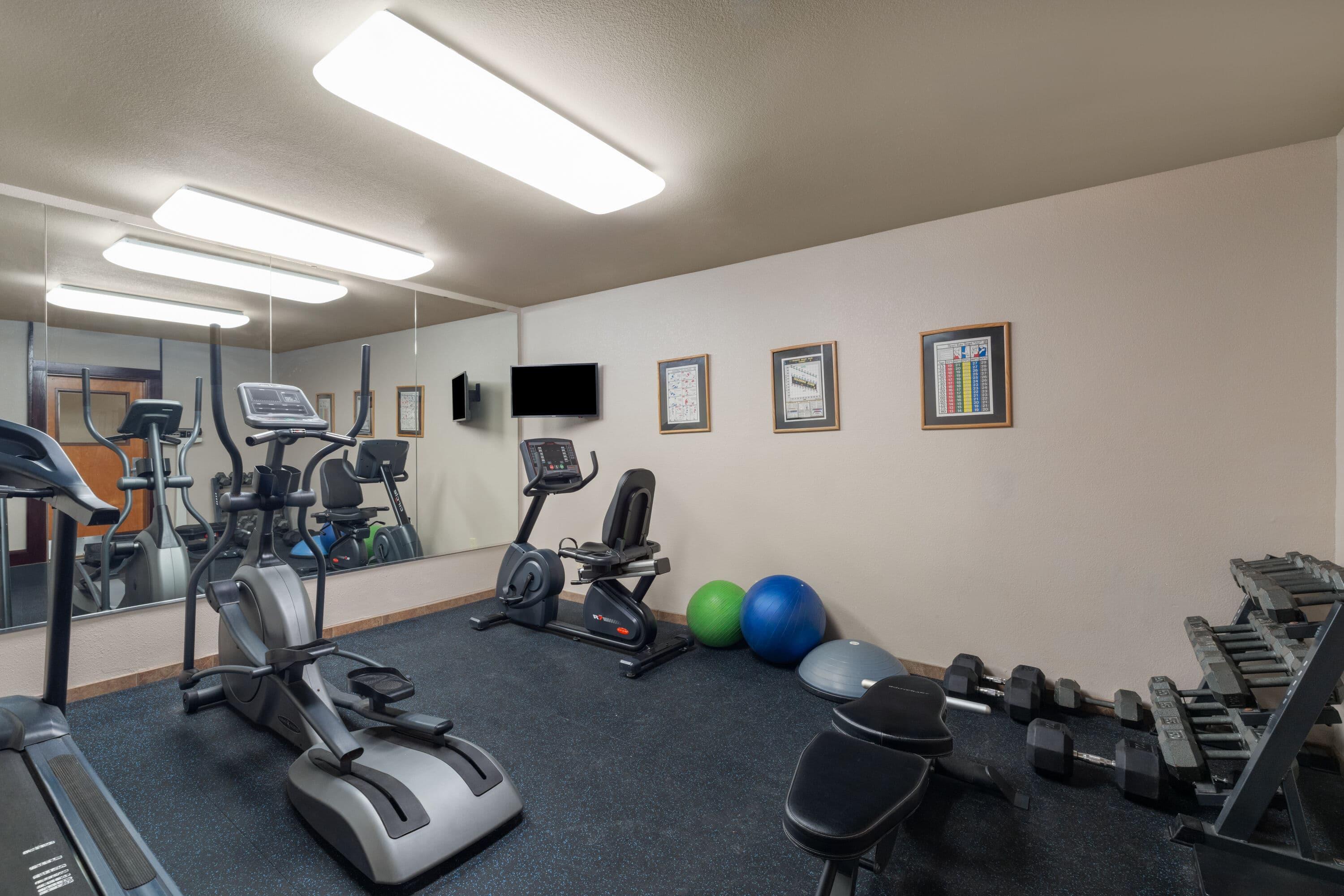 Health club fitness center gym | Baymont Inn and Suites by Wyndham Sturgis