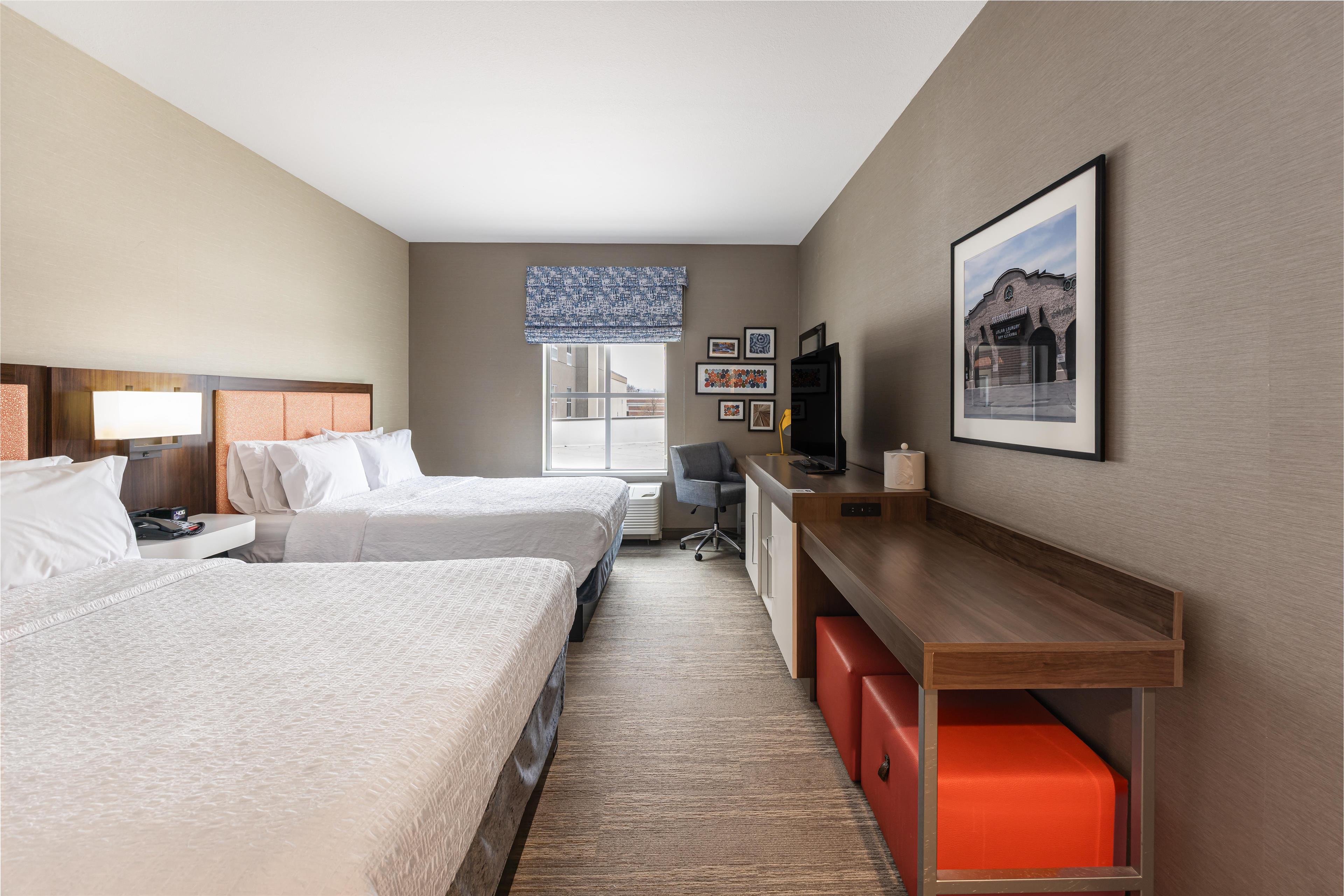 Hampton Inn & Suites North Logan, UT Room Type - 2QN HR ACC FRG MIC SB NS