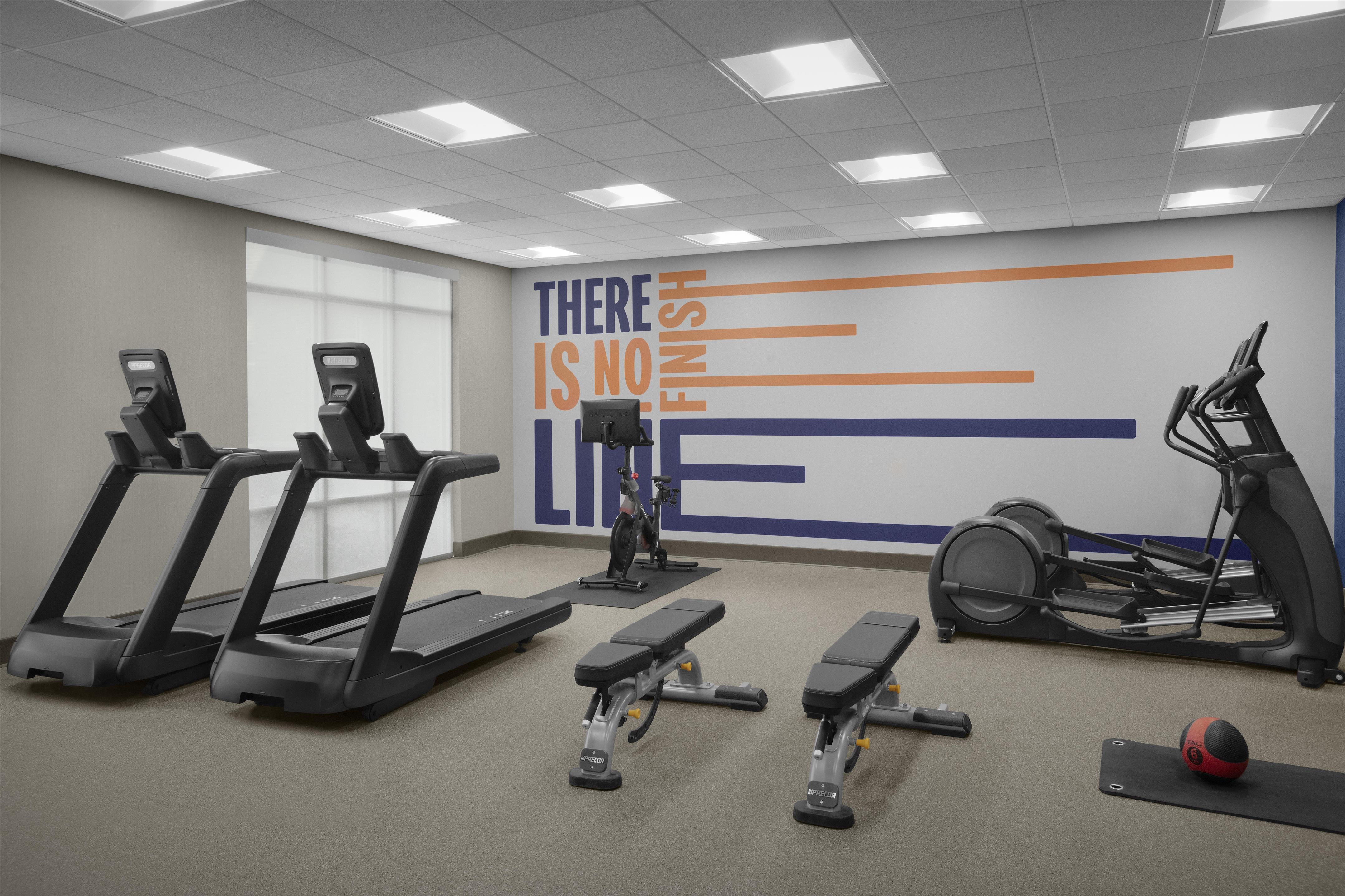 Health club fitness center gym | Hampton Inn Champaign Southwest