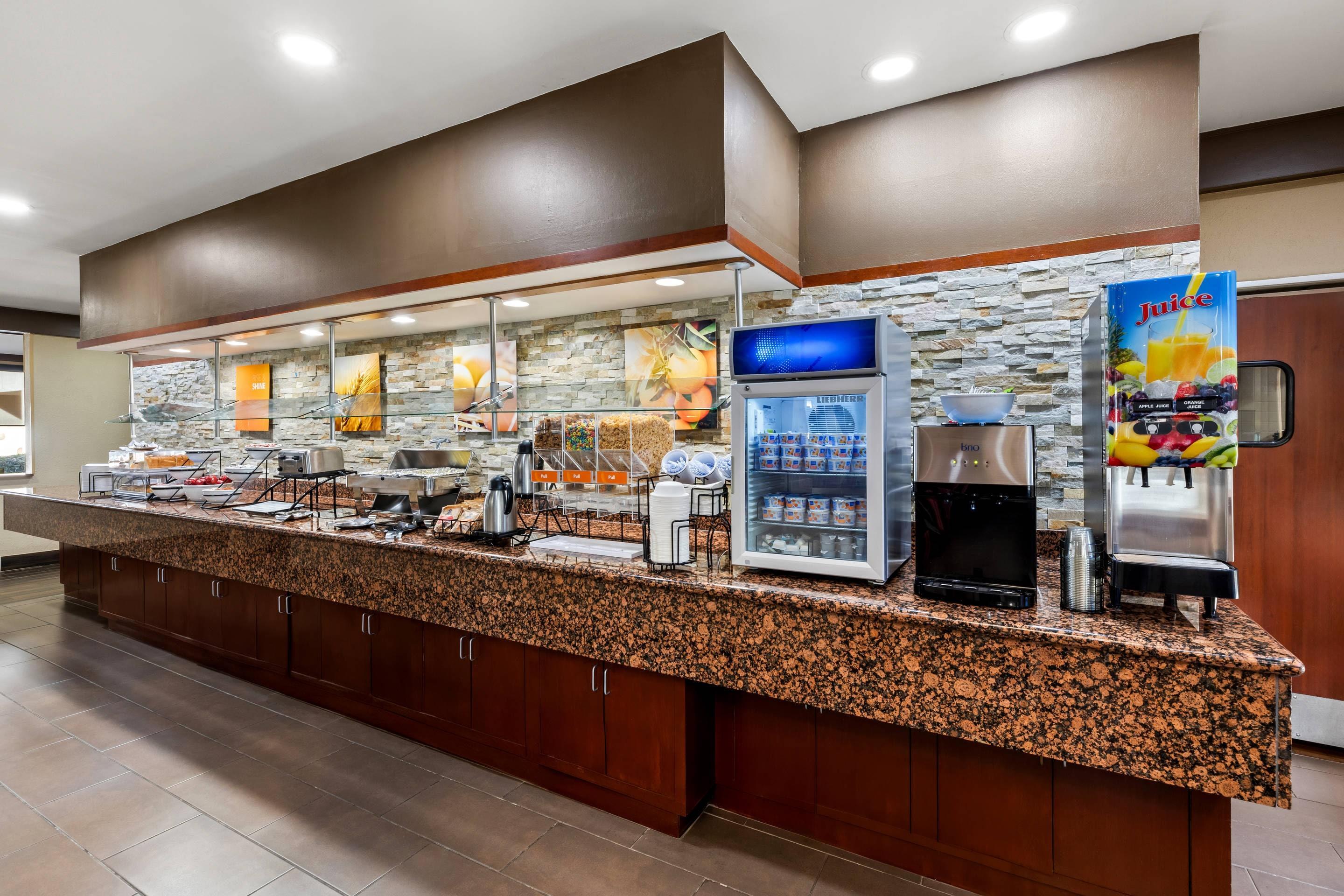 Assorted breakfast items | Comfort Inn Roswell-Dunwoody