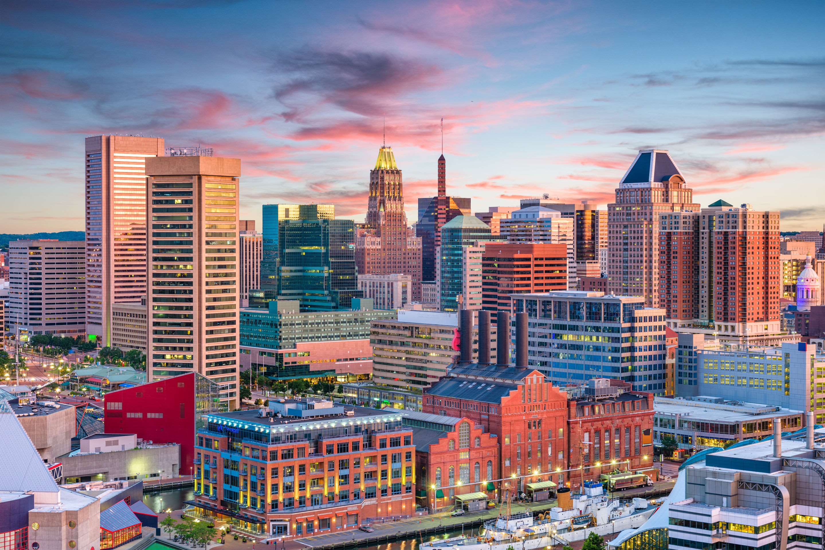 Skyline over Baltimore, Maryland | Cambria Hotel Arundel Mills - BWI Airport