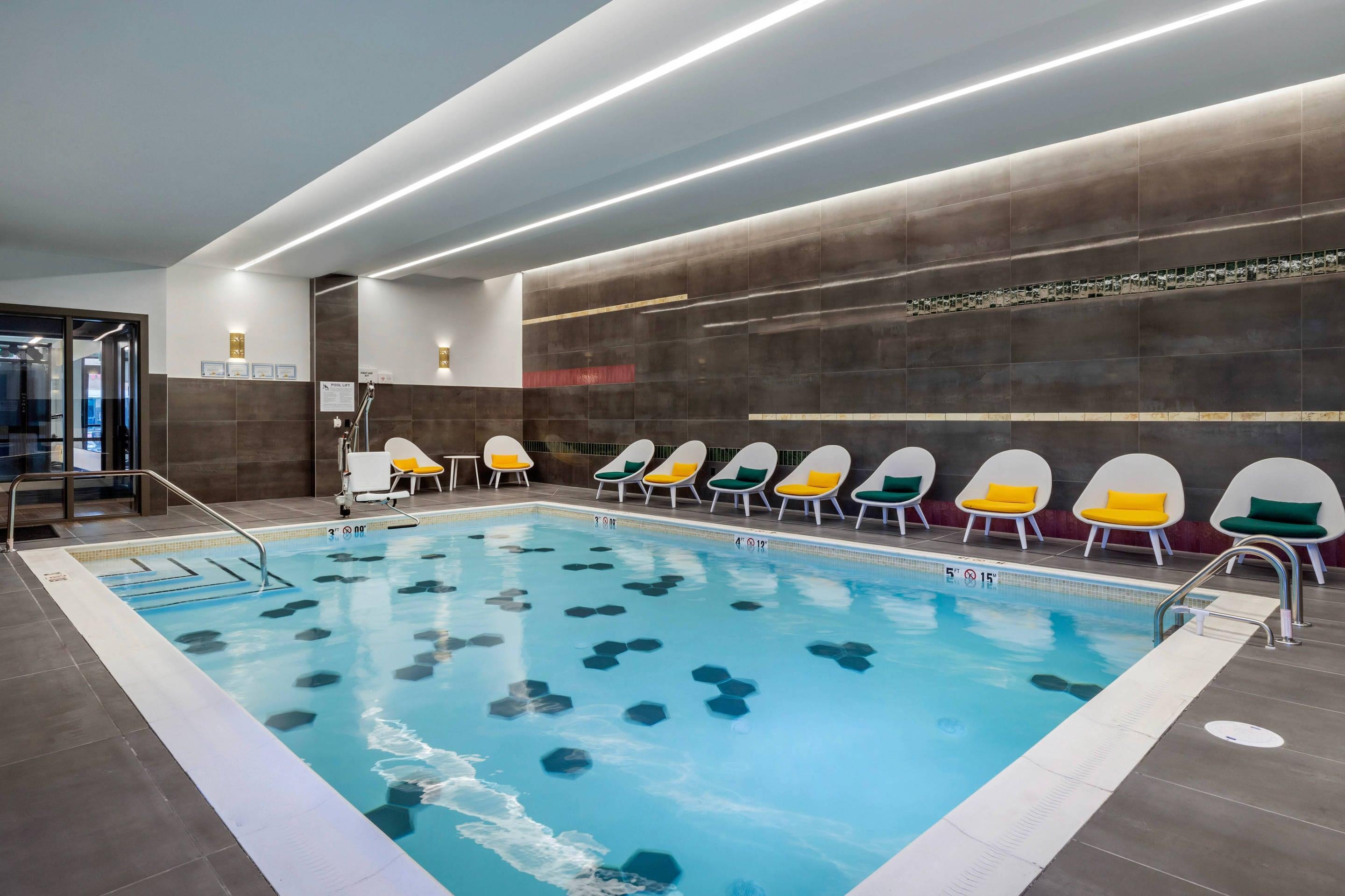 Indoor heated pool | Cambria Hotel Arundel Mills - BWI Airport