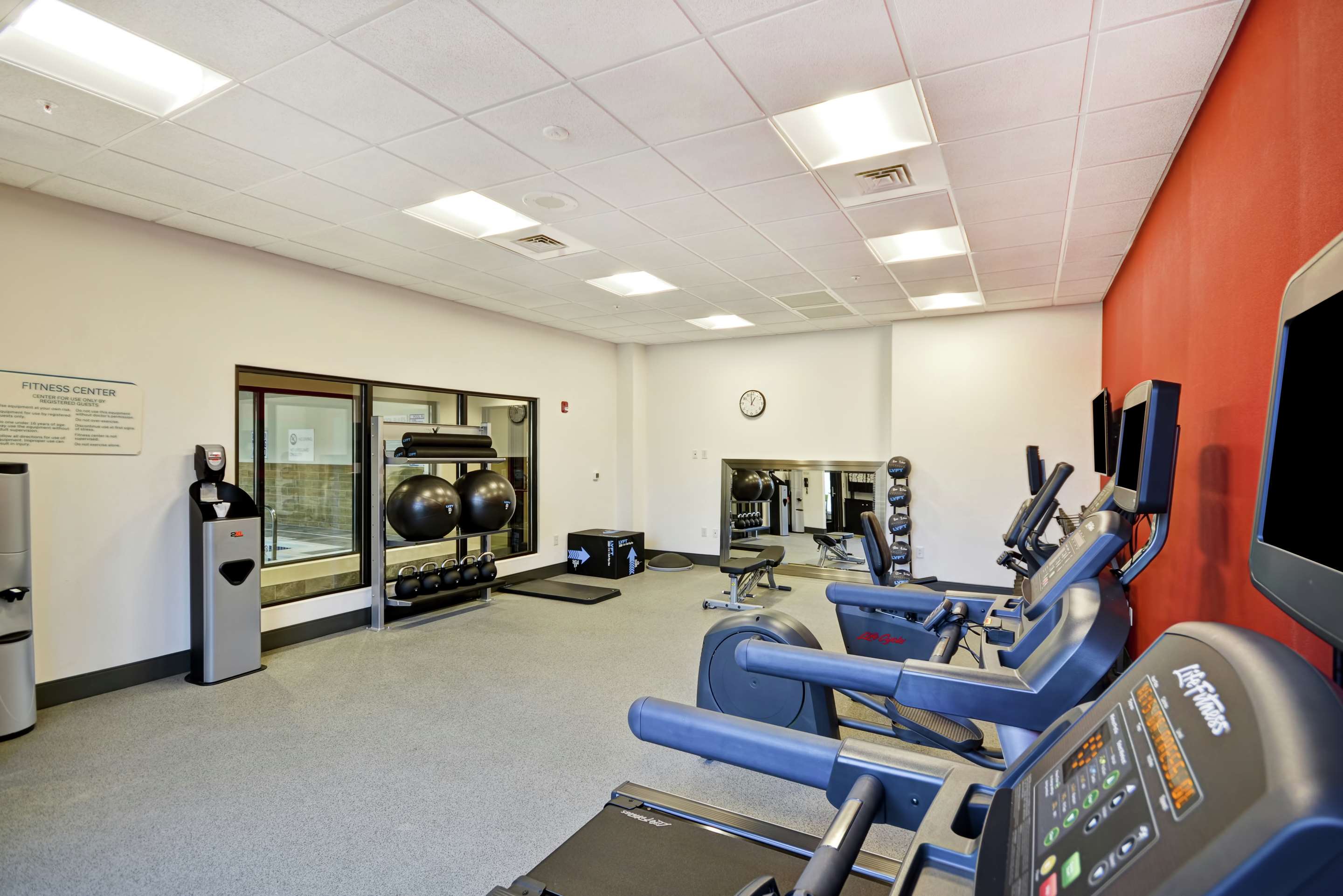 Health club fitness center gym