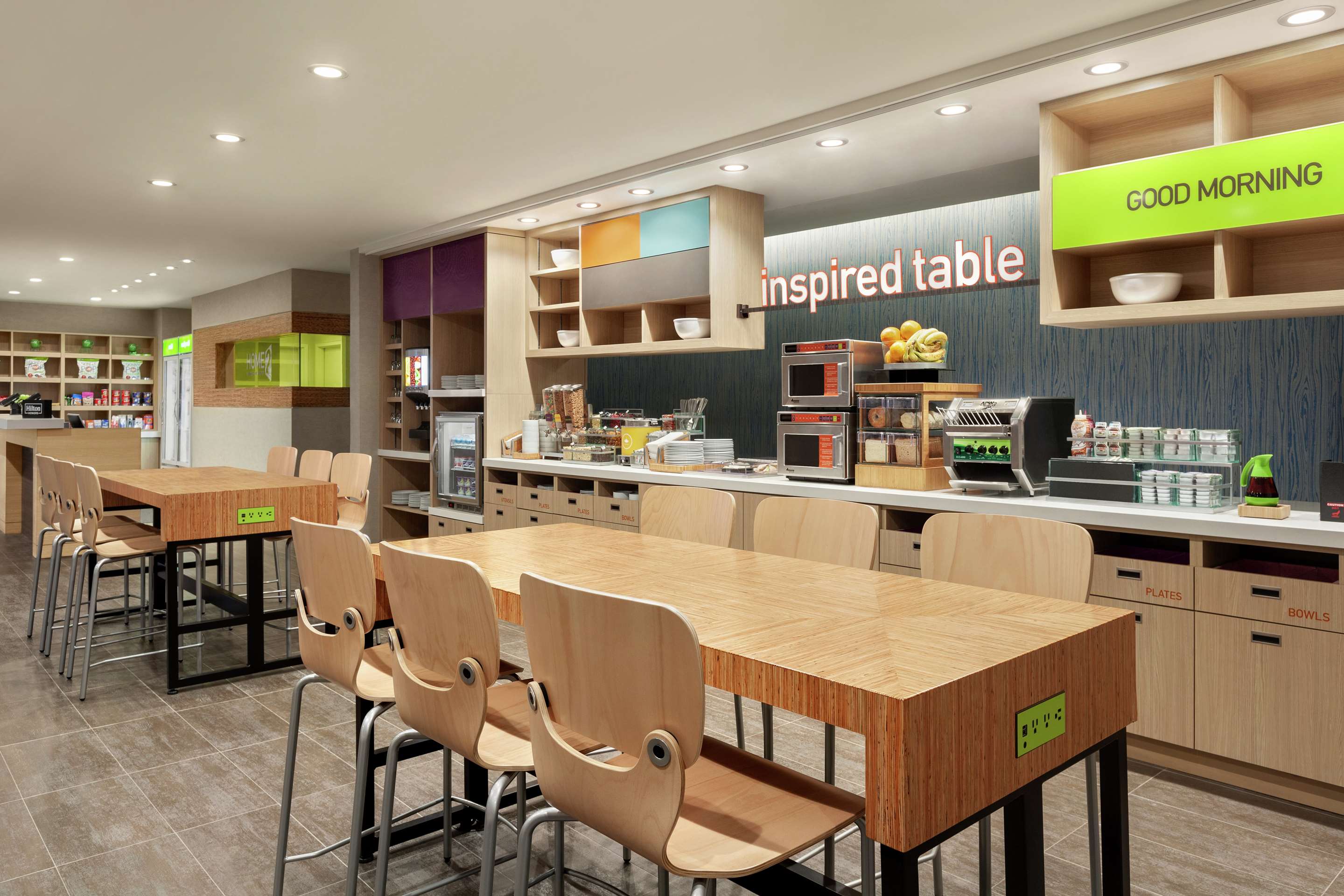 Breakfast Area | Home2 Suites by Hilton Silver Spring