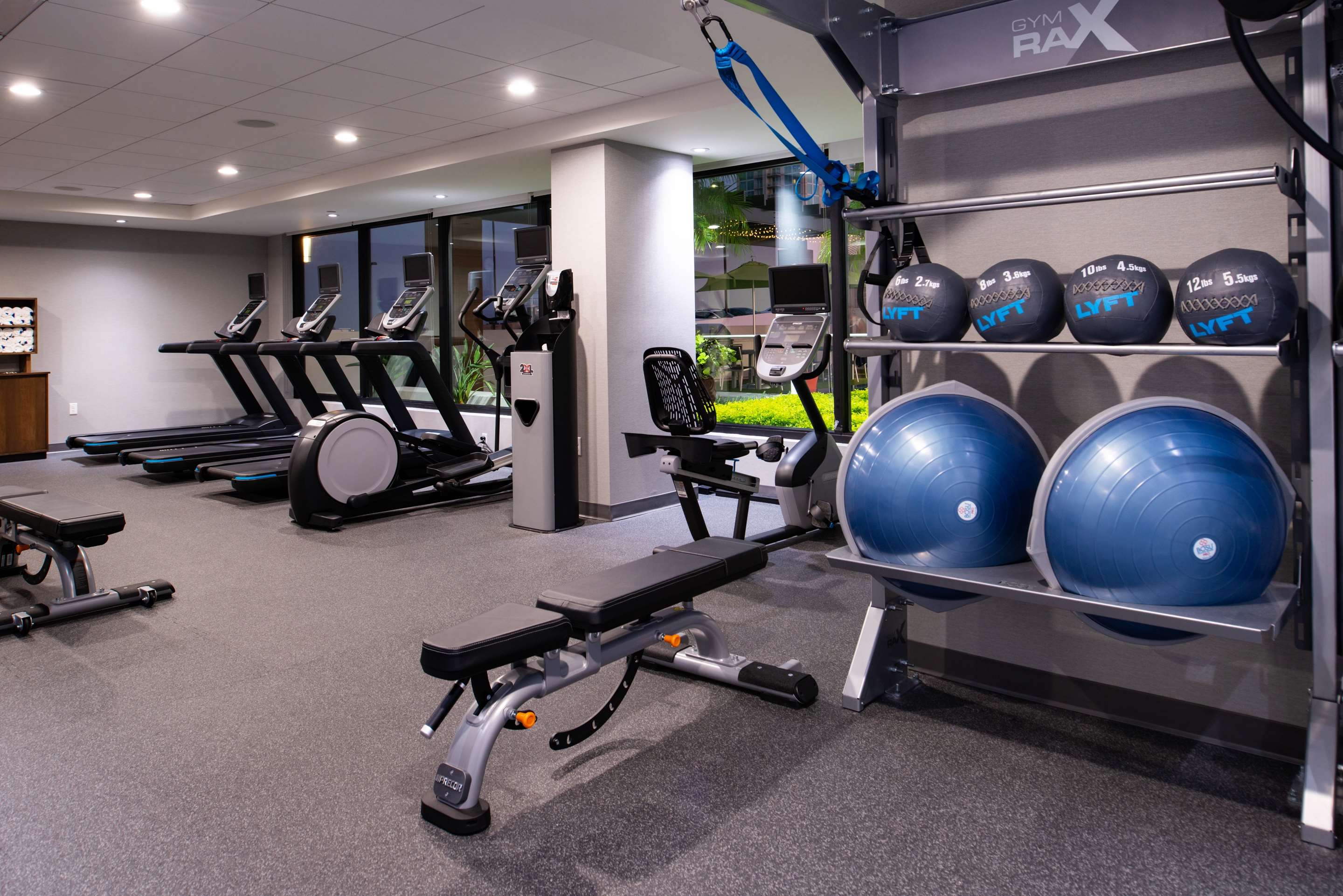 Health club fitness center gym