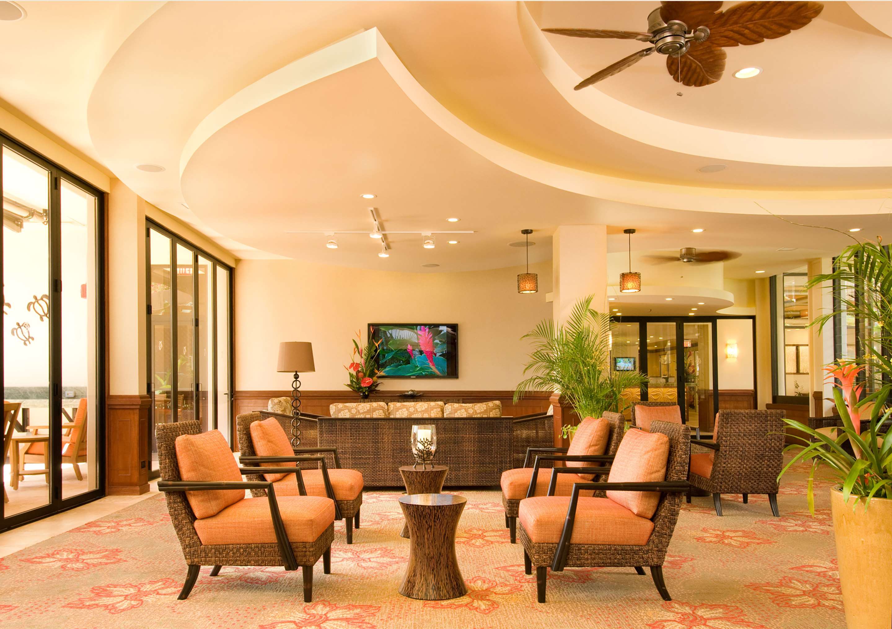 Aston Maui Kaanapali Villas - Lobby Honu Room | AEI at Maui Kaanapali Villas Resort