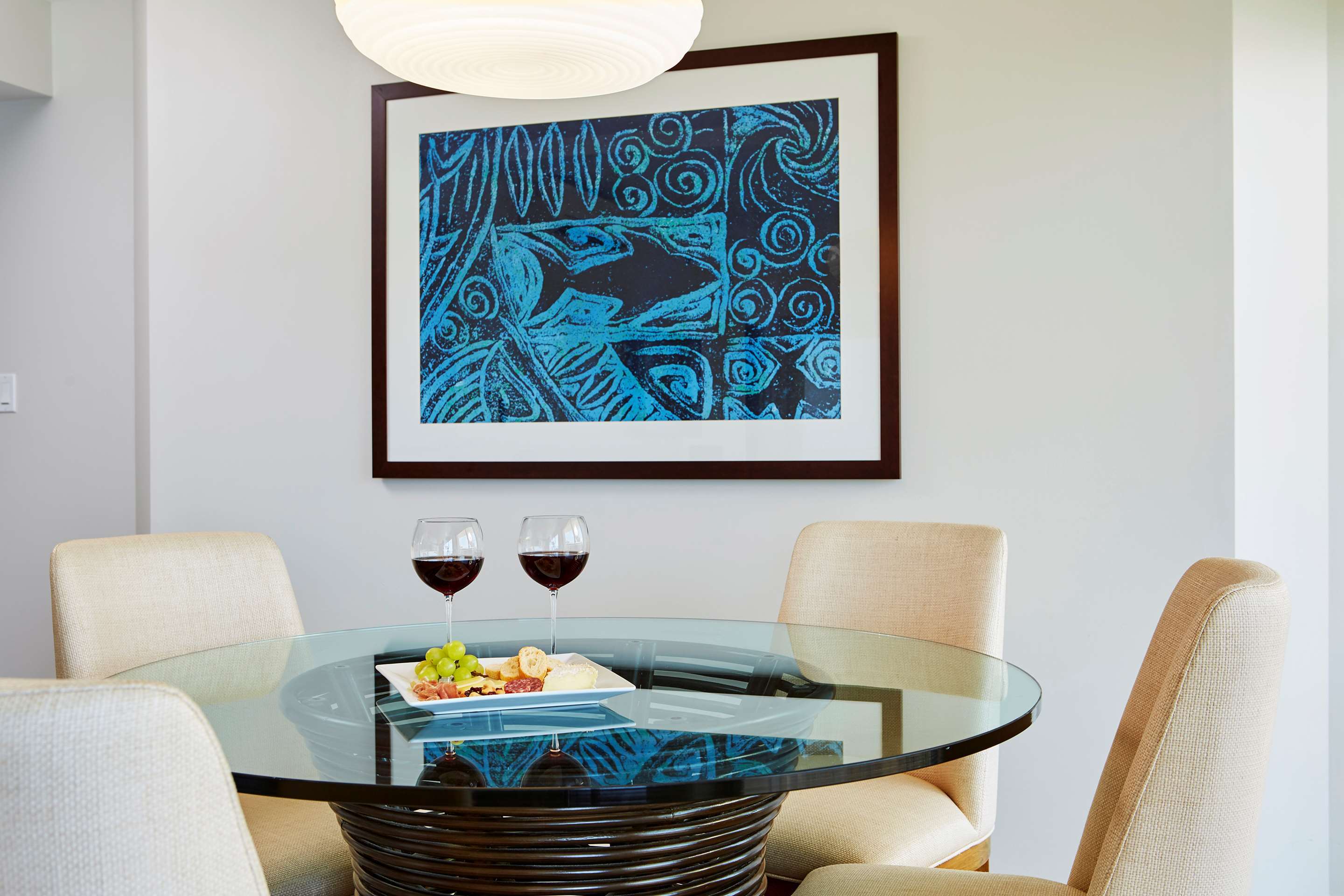 Ilikai Hotel and Luxury Suites - Bedroom Dining Area Detail