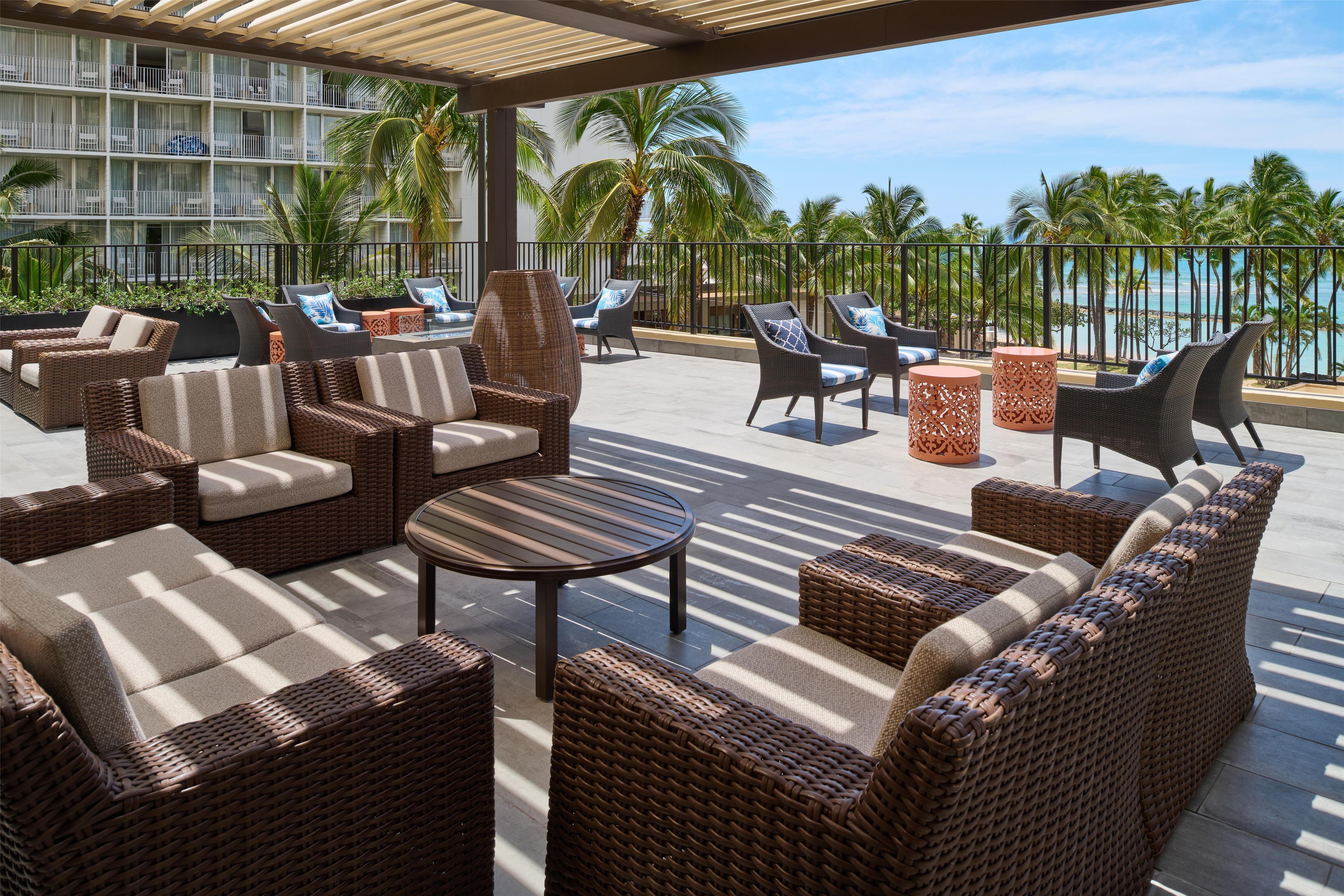 Aston Waikiki Beach Tower - 4th Floor Deck | Aston Waikiki Beach Hotel