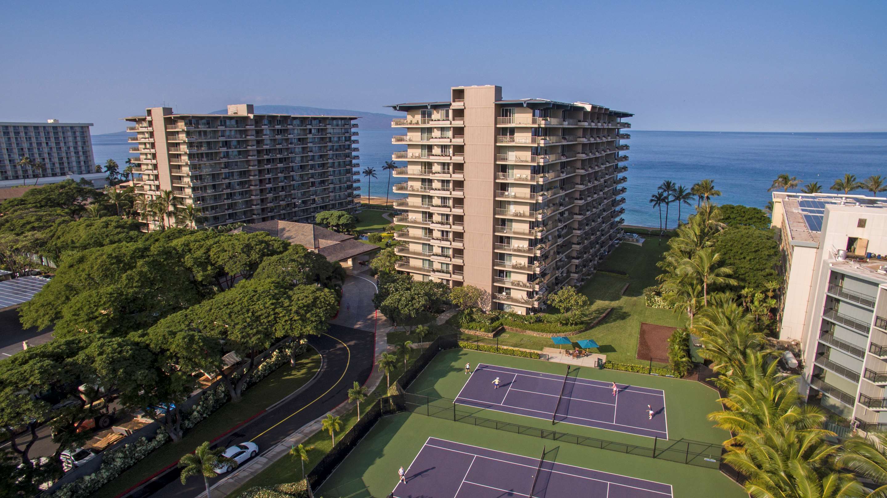 Aston at The Whaler on Kaanapali Beach - Exterior Aerial | Aston at The Whaler on Kaanapali Beach