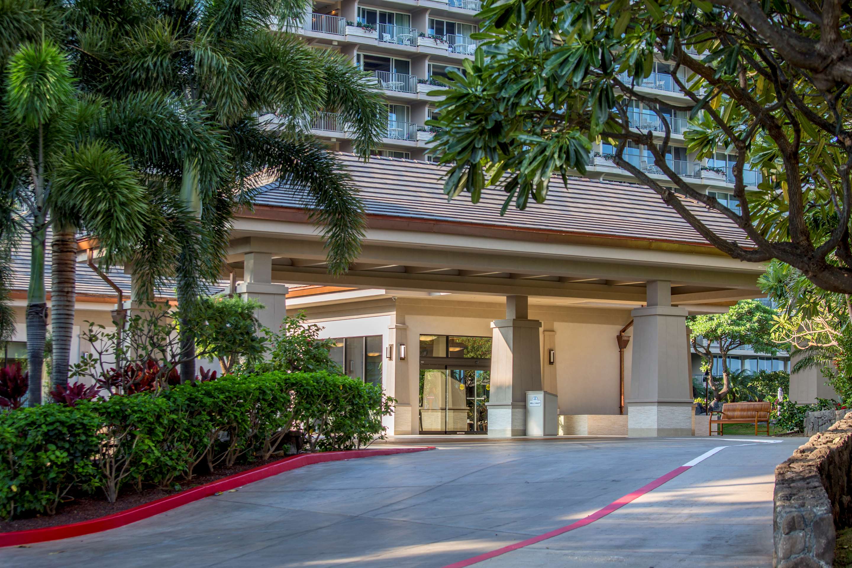 Aston at The Whaler on Kaanapali Beach - Lobby Exterior | Aston at The Whaler on Kaanapali Beach