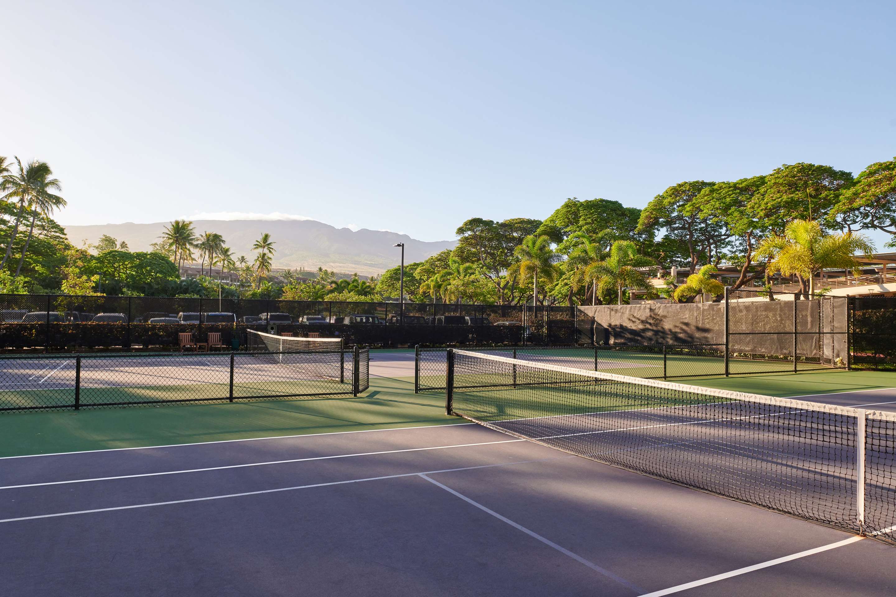 Aston at The Whaler on Kaanapali Beach - Exterior Tennis Court | Aston at The Whaler on Kaanapali Beach