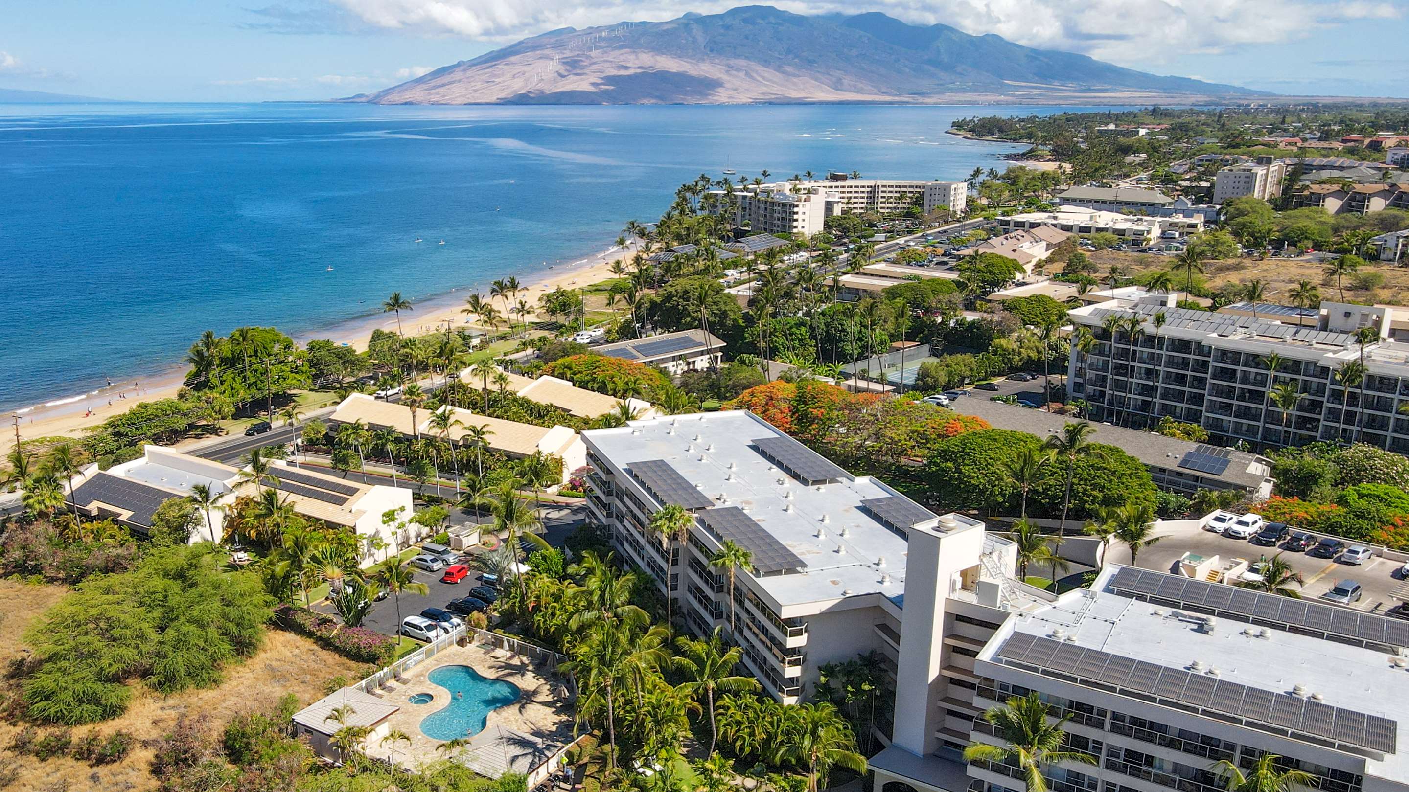 Aston at the Maui Banyan - Drone Lanai View | Aston at the Maui Banyan