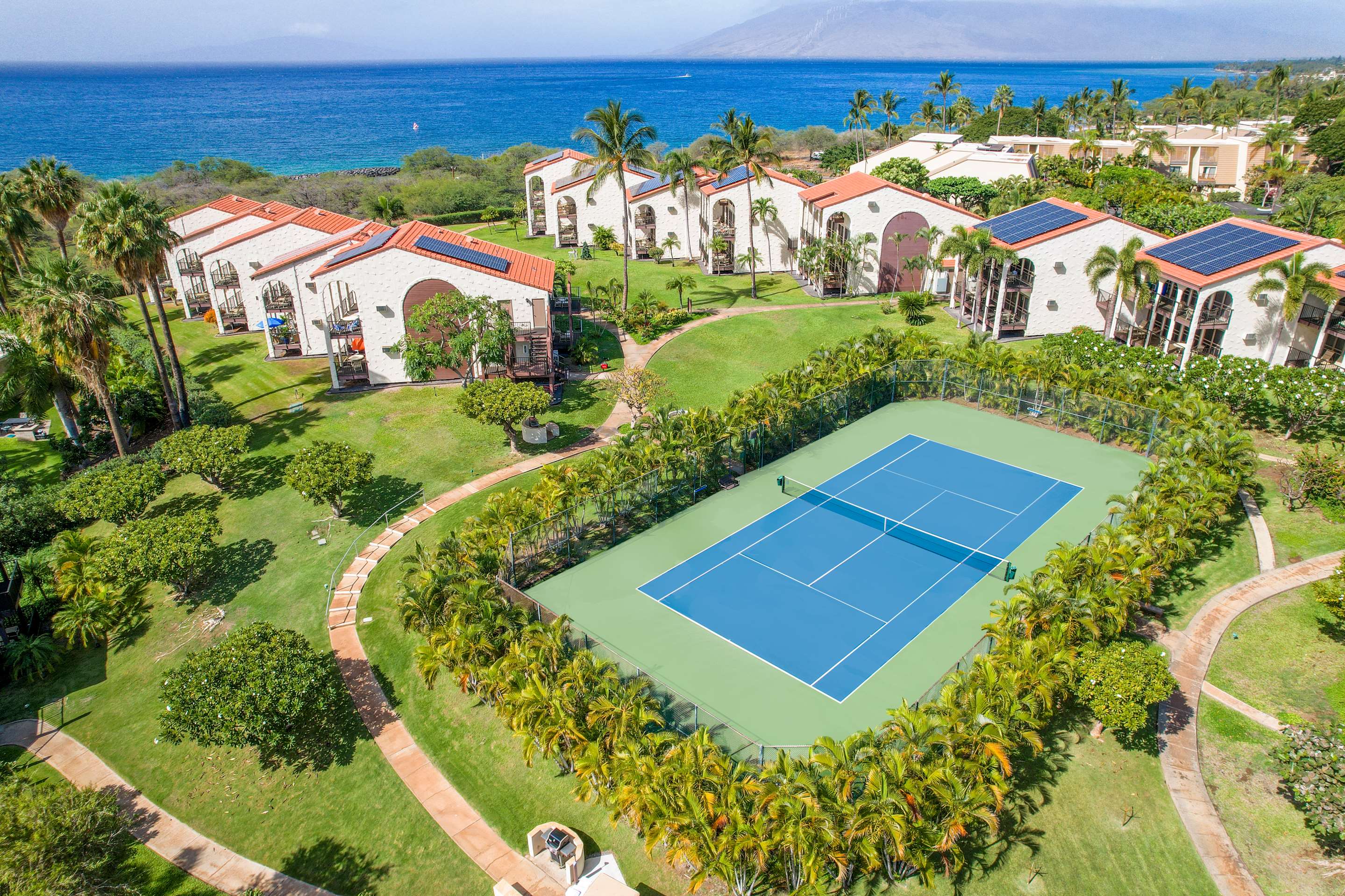 Aston Maui Hill - Tennis Court Overview | Aston Maui Hill