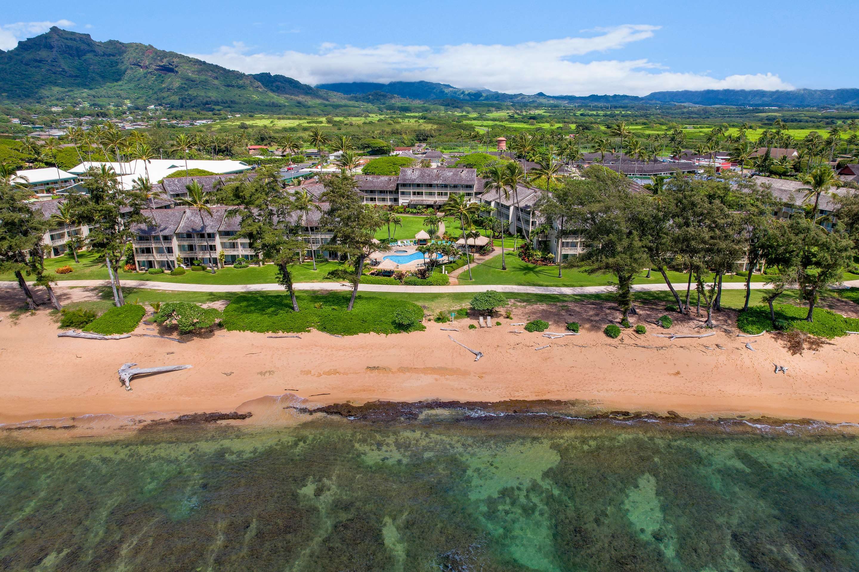 Aston Islander on the Beach Aerial Edited