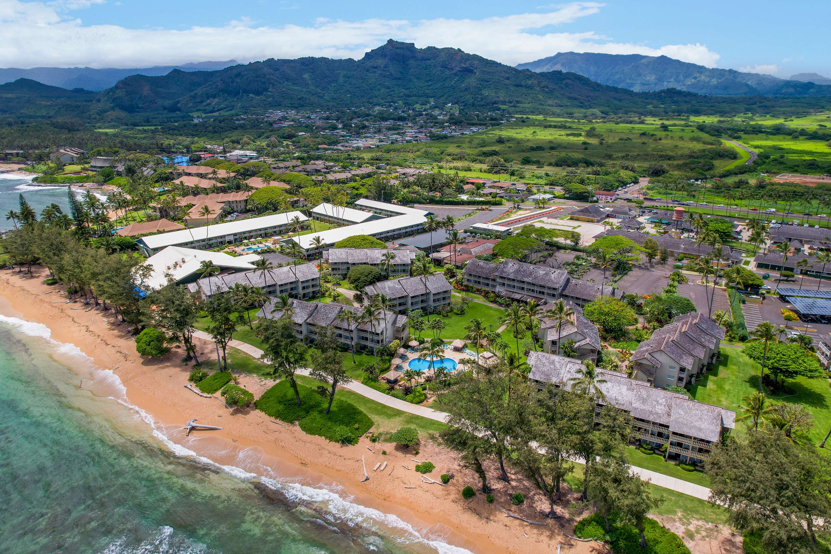 Aston Islander on the Beach - Aerial