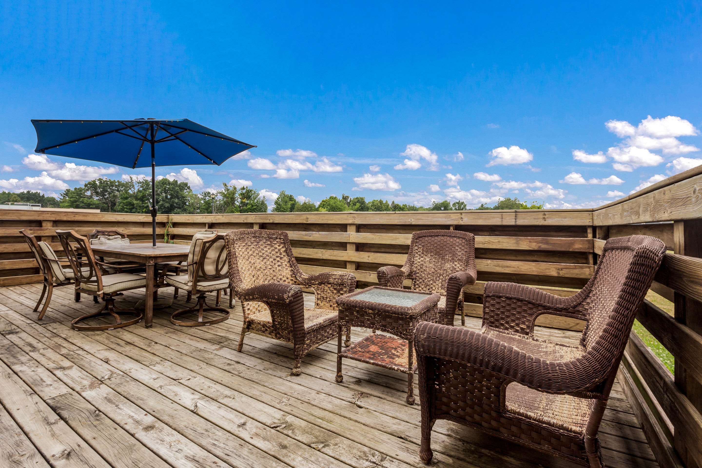 Relax on the hotel patio