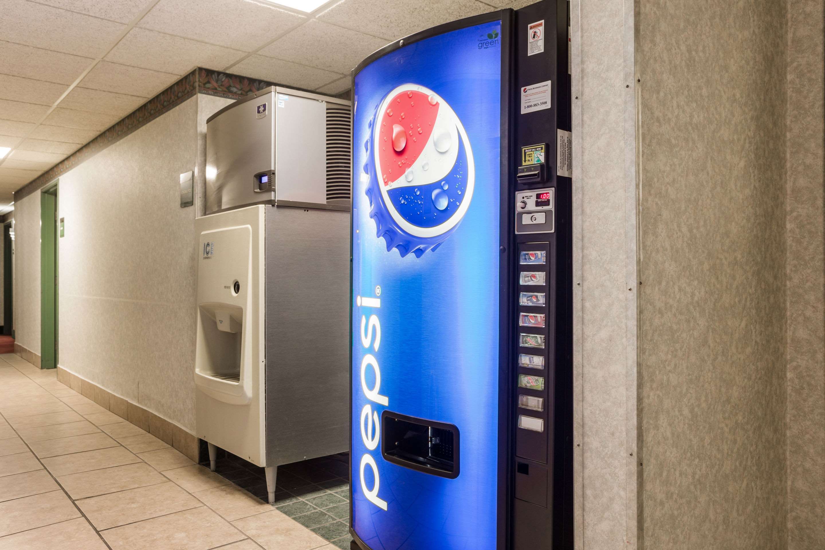 Hotel vending area